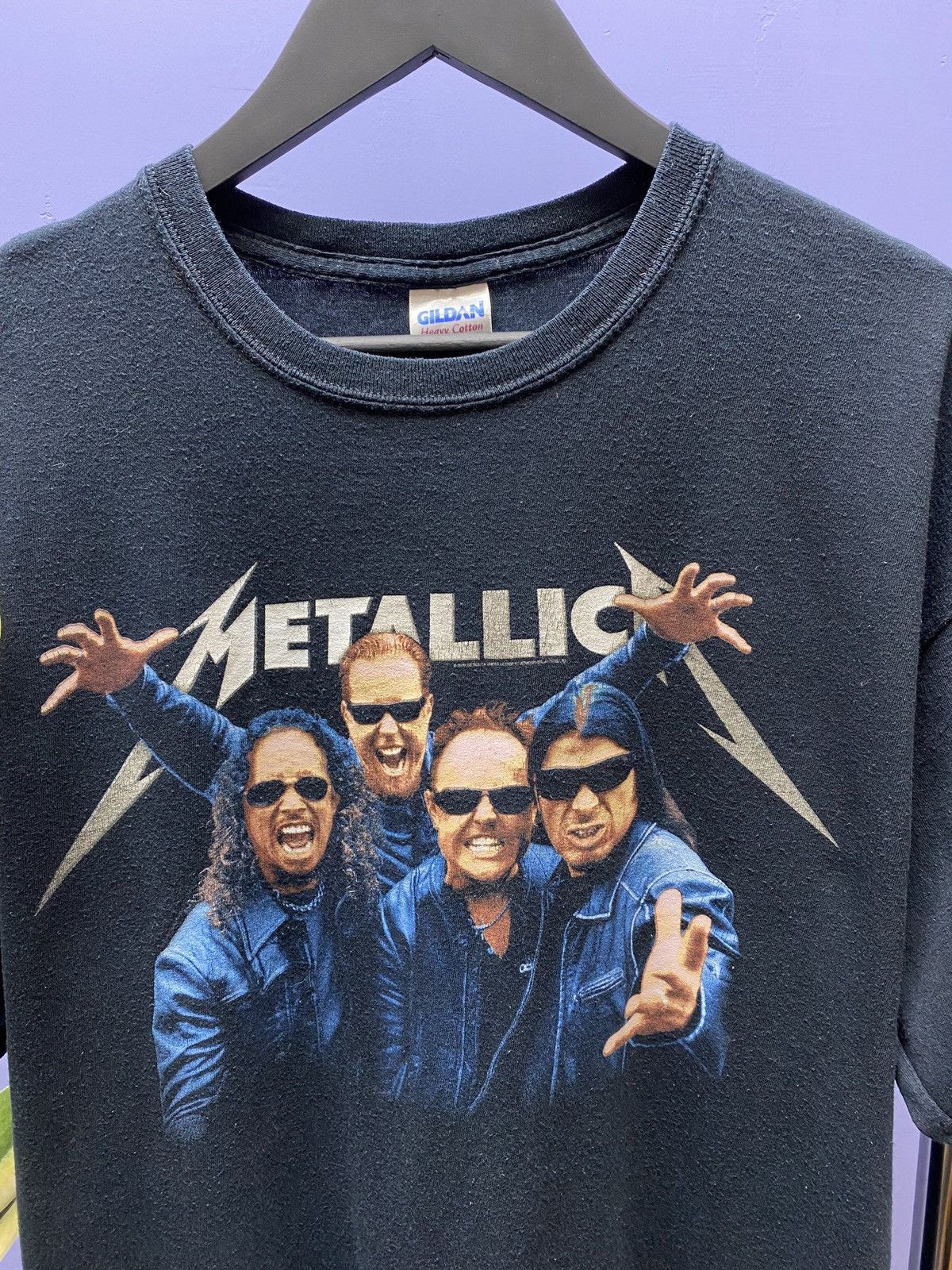 Band Tees Metallica Rock Band T Shirt Rock Tee Men’s XL Black Size US XL / EU 56 / 4 - 8 Thumbnail