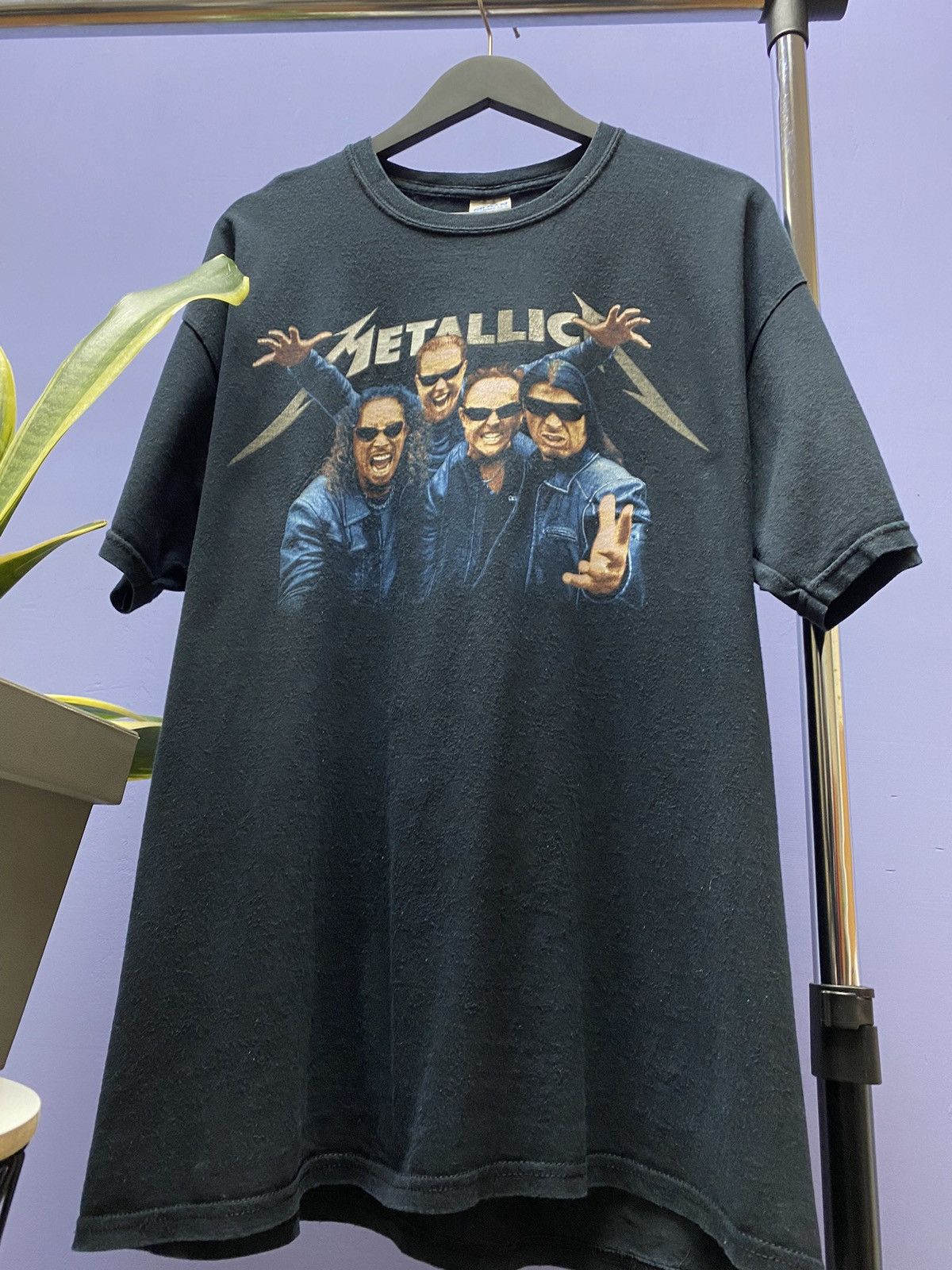 Band Tees Metallica Rock Band T Shirt Rock Tee Men’s XL Black Size US XL / EU 56 / 4 - 4 Thumbnail