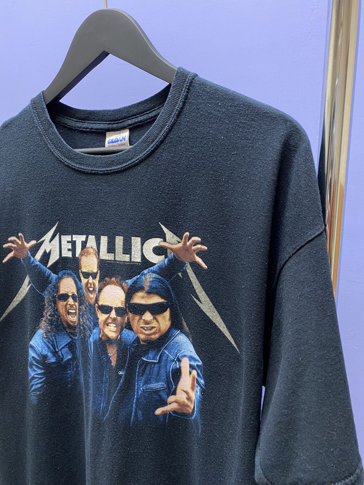 Band Tees Metallica Rock Band T Shirt Rock Tee Men’s XL Black Size US XL / EU 56 / 4 - 7 Thumbnail