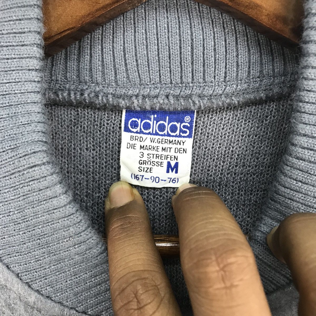 Adidas Vintage Adidas Deck Button Sweatshirt Size US M / EU 48-50 / 2 - 8 Thumbnail