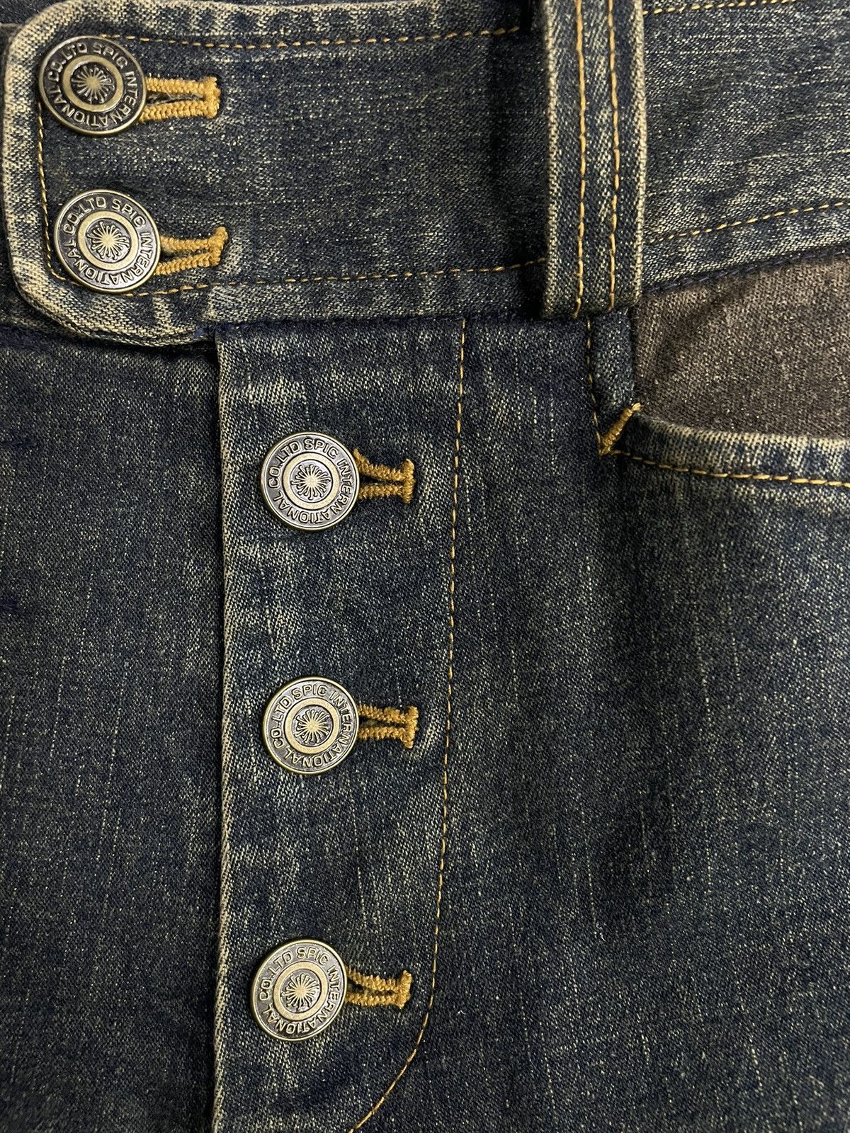 Japanese Brand Tornado Mart Patchwork Flared Denim Size US 30 / EU 46 - 9 Thumbnail