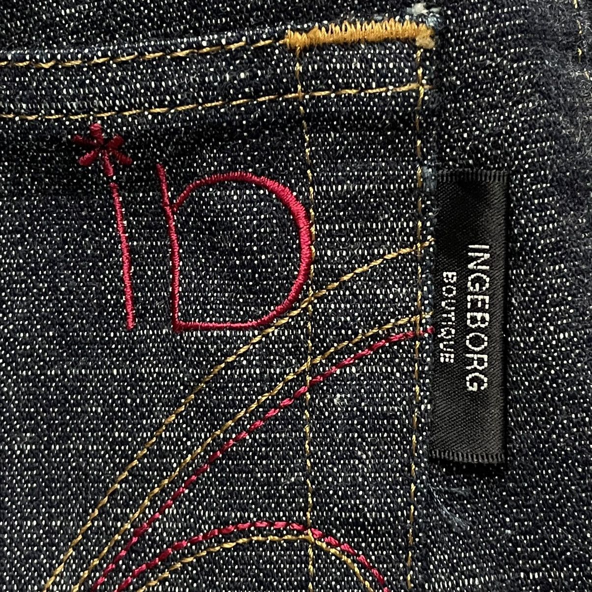 Hysteric Glamour × Tornado Mart Ingeborg Japan Hippies Flared Denim With Snake Belt Size US 27 - 11 Thumbnail