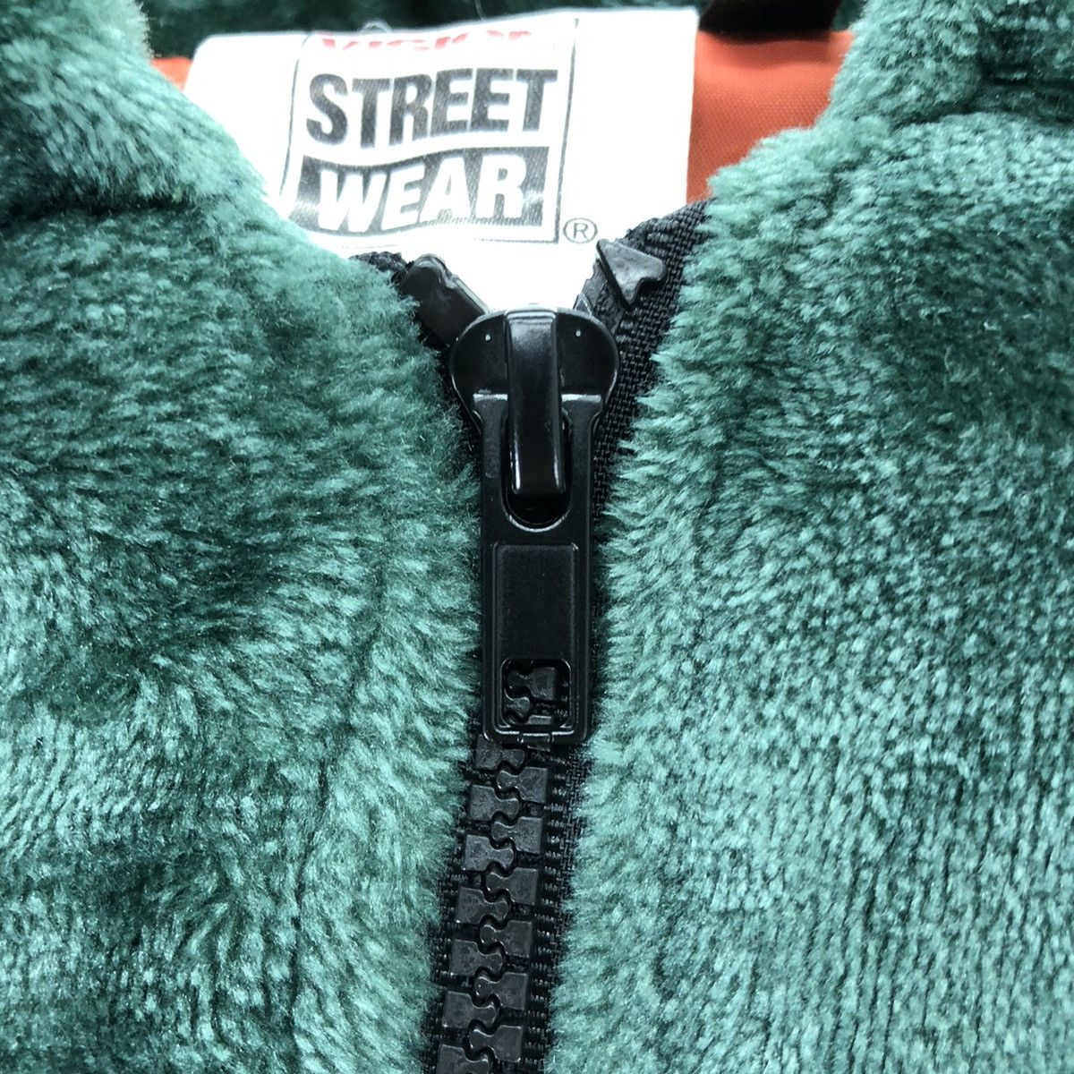 Vision Streetwear Vision Streetwear Big Logo Velvet Sweater Zipper Hoodie Size US XXL / EU 58 / 5 - 12 Thumbnail