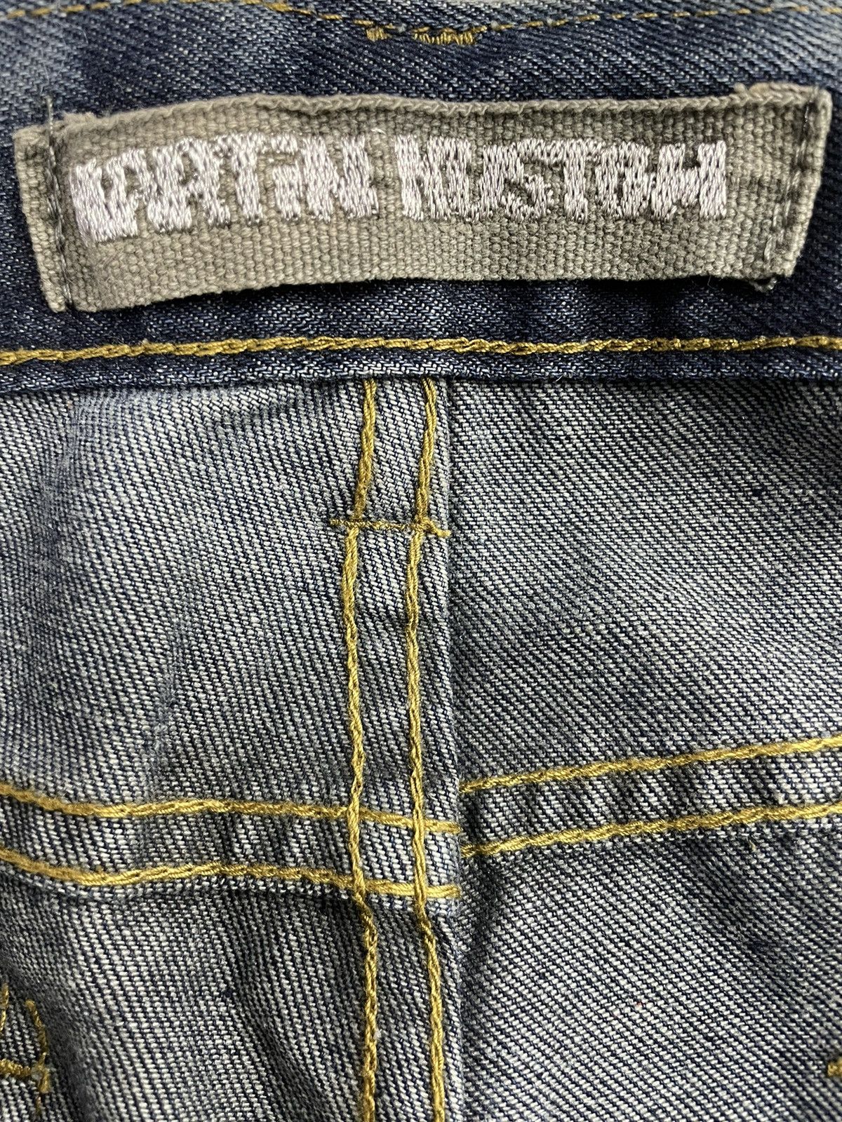 Japanese Brand × Vintage Vintage Martin Kustom Evil Dark Side Denim Leather Belt Size US 34 / EU 50 - 12 Thumbnail