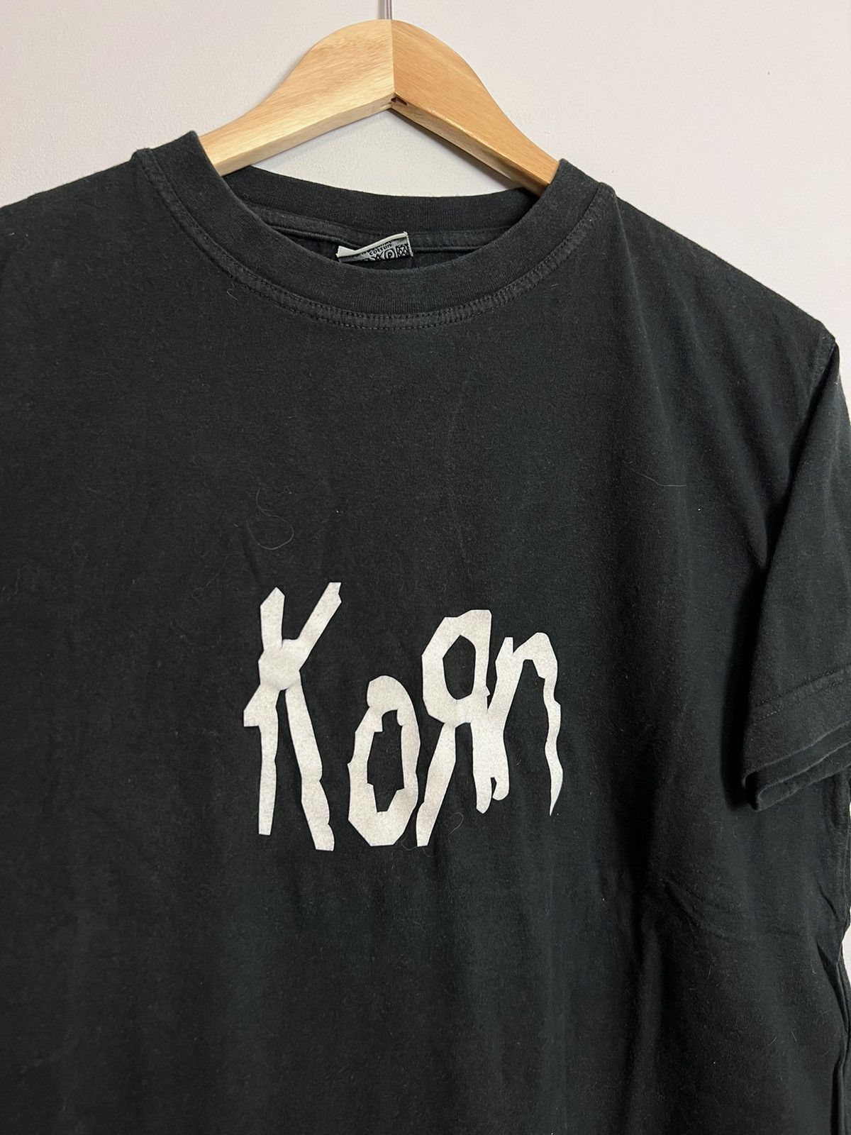 Band Tees 90s Korn logo Vintage Nu Metal Rock Band Tshirt Rare y2k Size US S / EU 44-46 / 1 - 2 Thumbnail