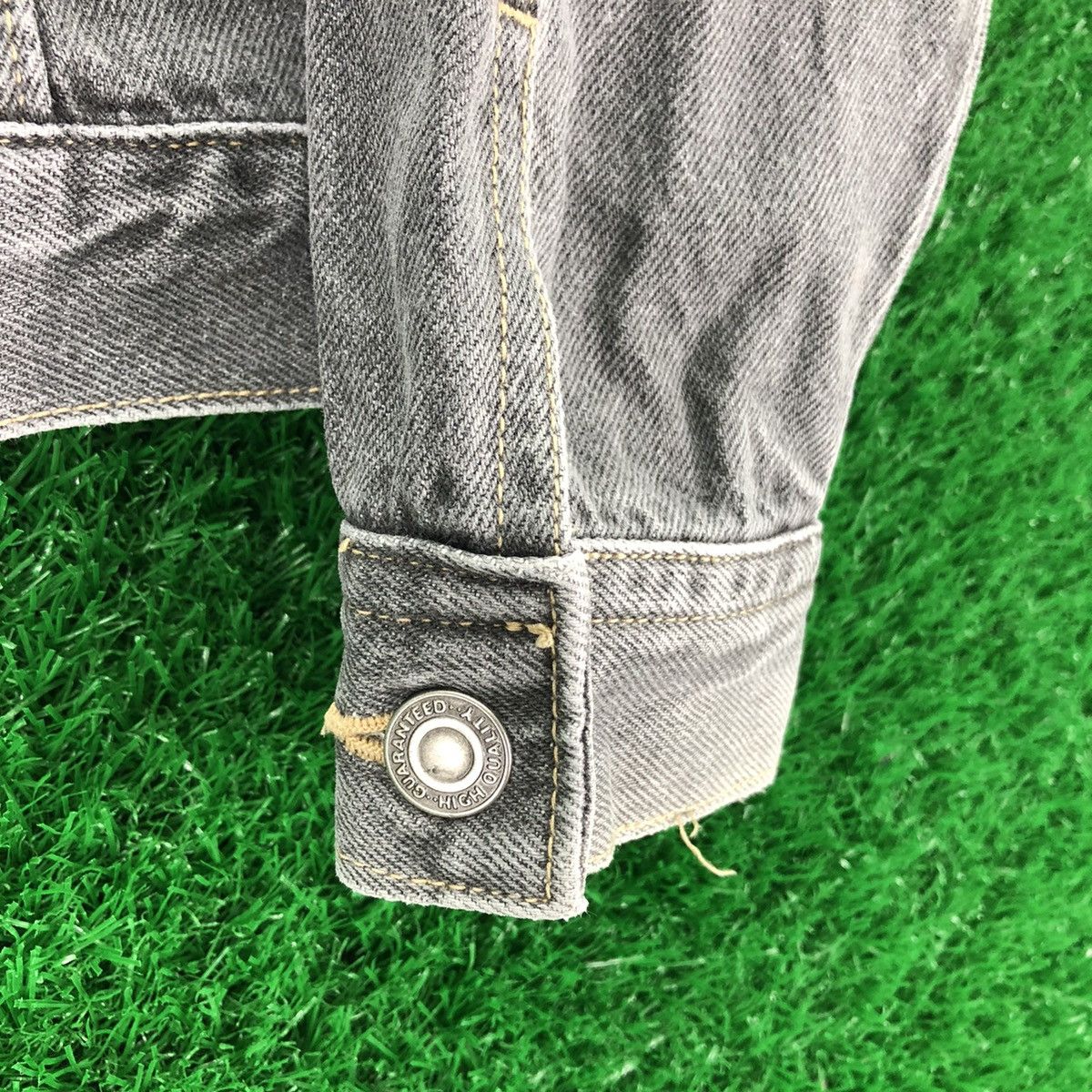 Japanese Brand Vintage 80's Denim Jacket Double Pocket By Mini-Valman Size US M / EU 48-50 / 2 - 7 Thumbnail