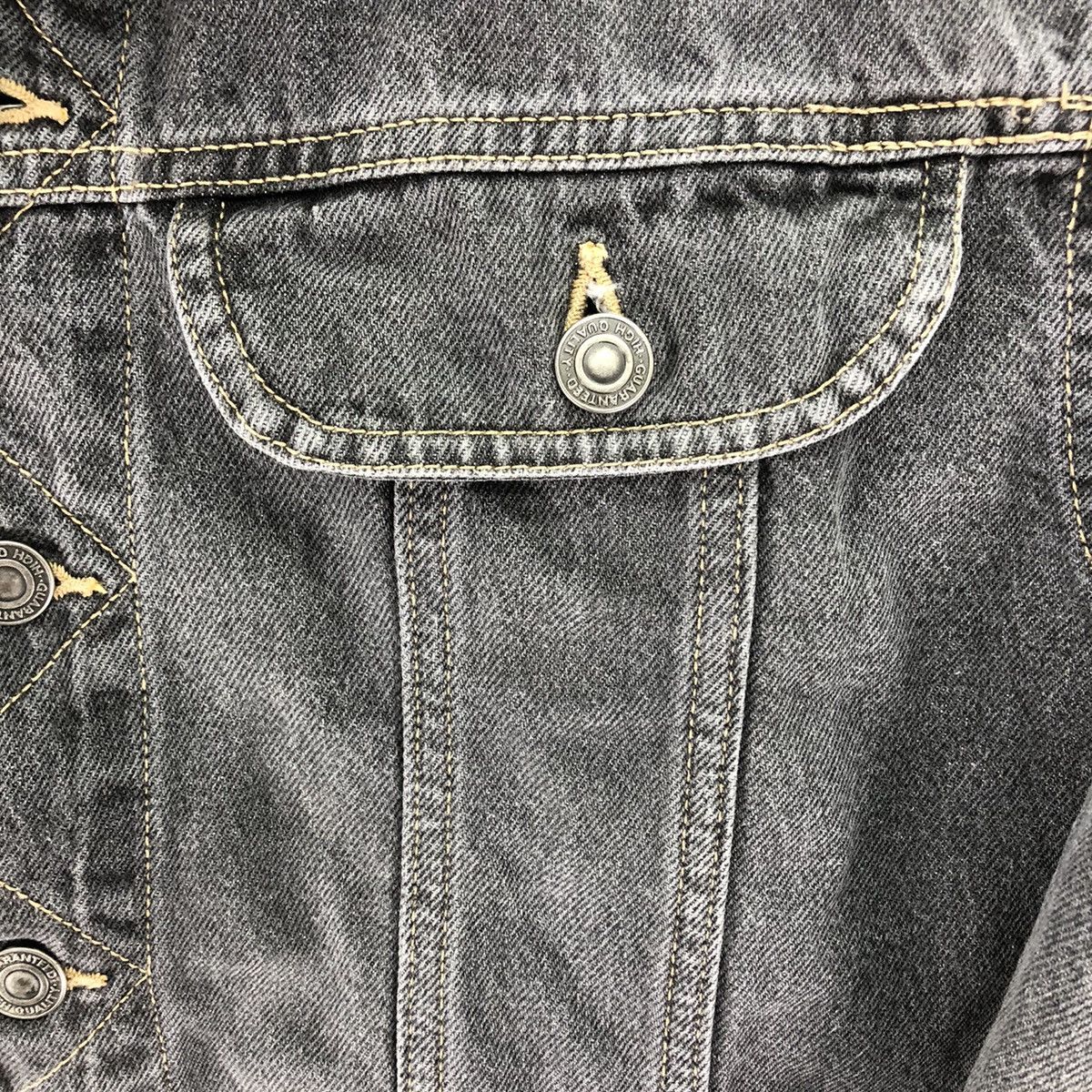 Japanese Brand Vintage 80's Denim Jacket Double Pocket By Mini-Valman Size US M / EU 48-50 / 2 - 8 Thumbnail