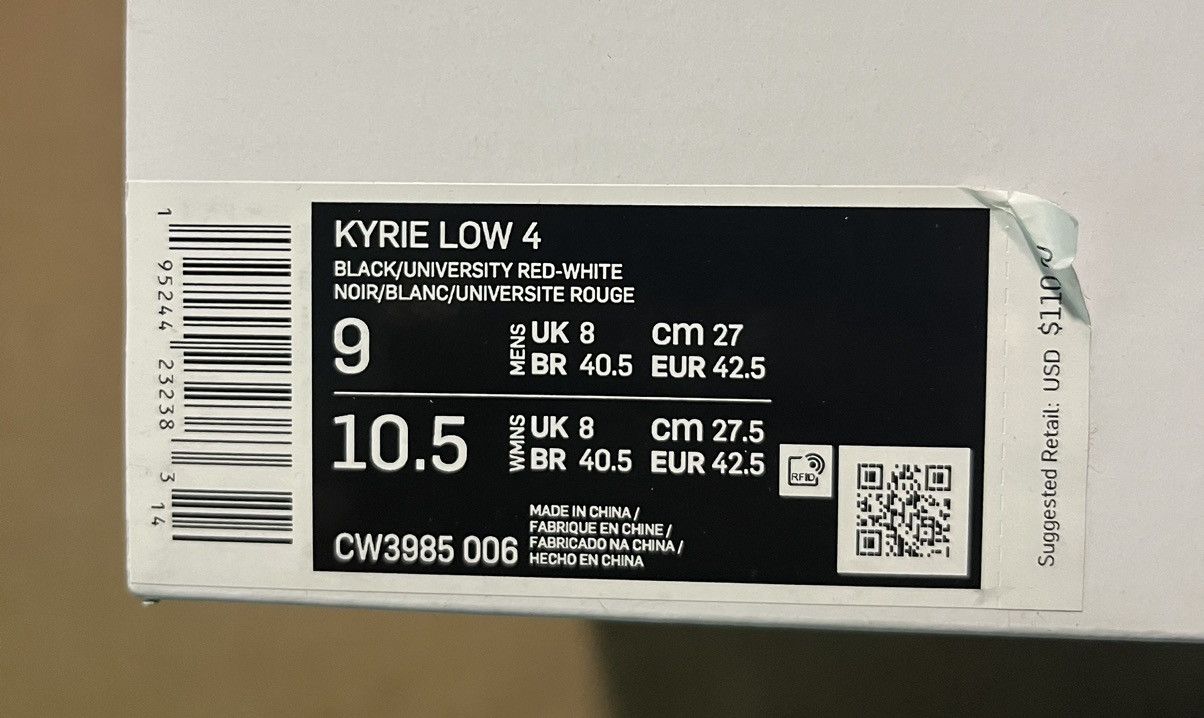 Nike Nike Kyrie Low 4 Size 9 Size US 9 / EU 42 - 7 Thumbnail