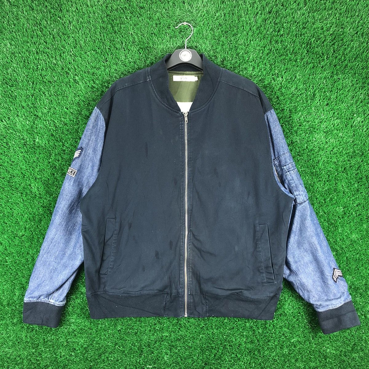 Japanese Brand Vintage bomber Jacket US Air Force by Vache Size US XXL / EU 58 / 5 - 1 Thumbnail