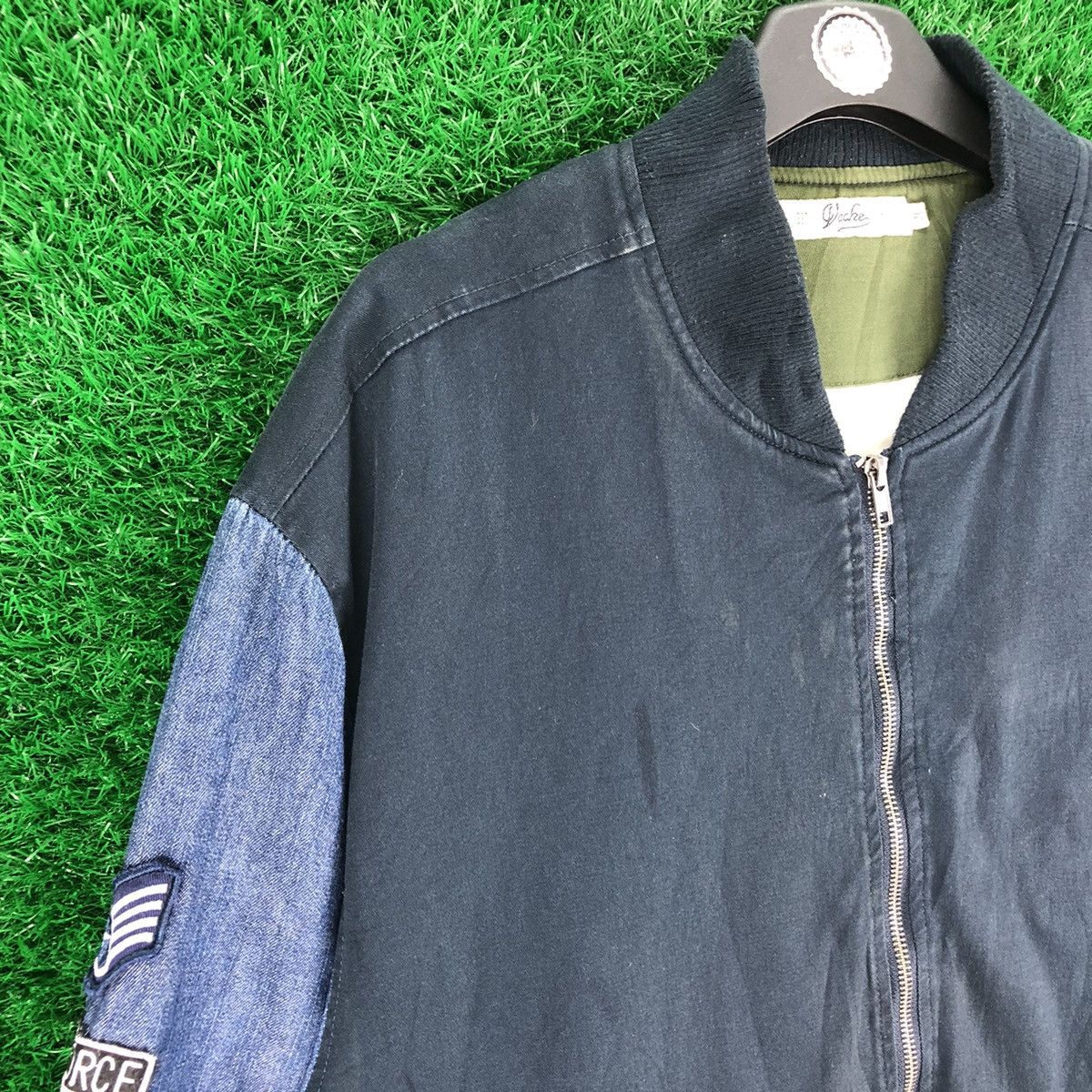 Japanese Brand Vintage bomber Jacket US Air Force by Vache Size US XXL / EU 58 / 5 - 2 Thumbnail