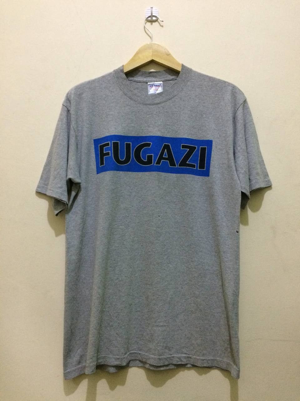 T-shirt Vintage Fugazi - Style Punk Rock Rétro - Noir Unisexe - Taille S à 5XL - Coton épais