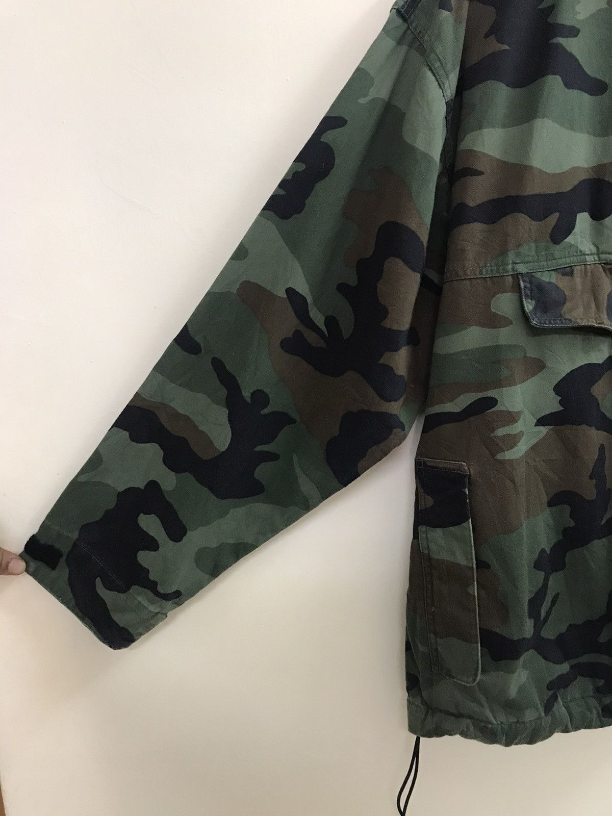 Vintage Vintage 90s USA Flying Force Anorak Camo Pull Over Jacket Size US L / EU 52-54 / 3 - 12 Thumbnail