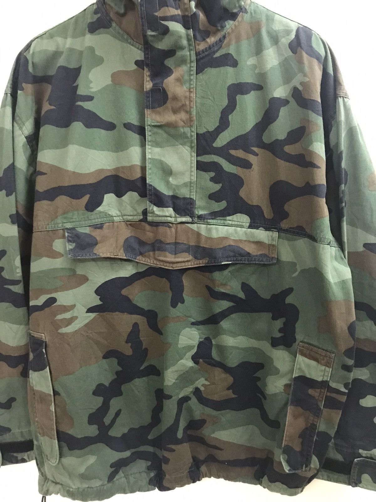 Vintage Vintage 90s USA Flying Force Anorak Camo Pull Over Jacket Size US L / EU 52-54 / 3 - 7 Thumbnail