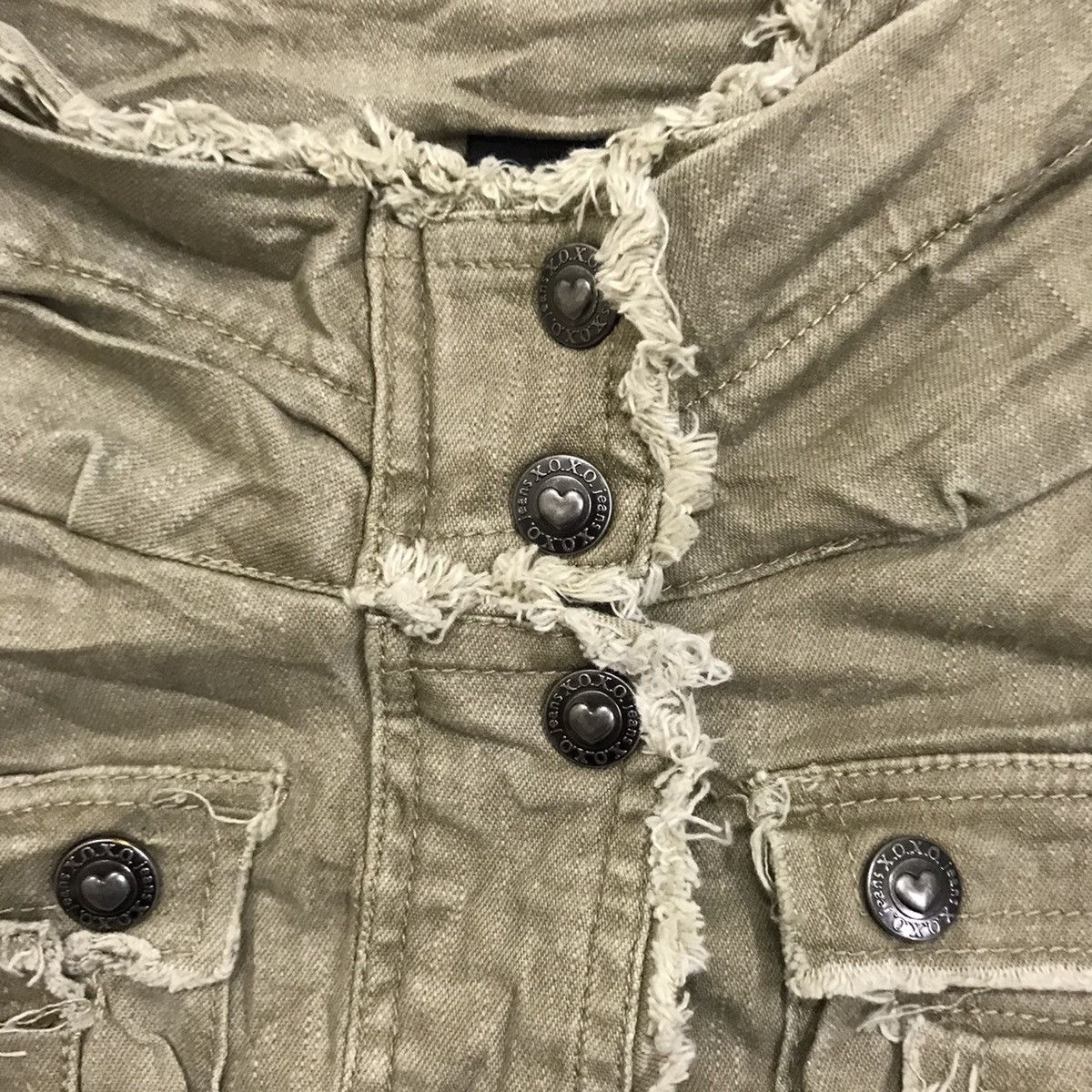 Japanese Brand × Vintage Xoxo Girl Japan Tactical Vest Hoodie Size XXS / US 00 / IT 34 - 9 Thumbnail