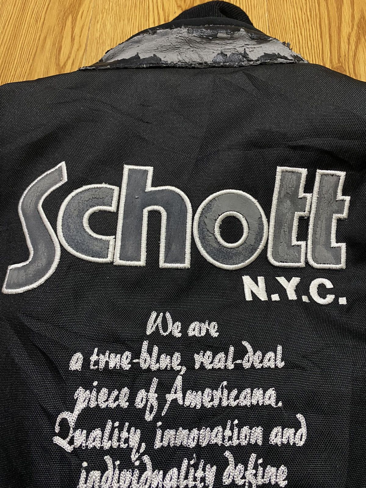 Other Vintage Schott Paded Biker Jacket Size US S / EU 44-46 / 1 - 23 Thumbnail