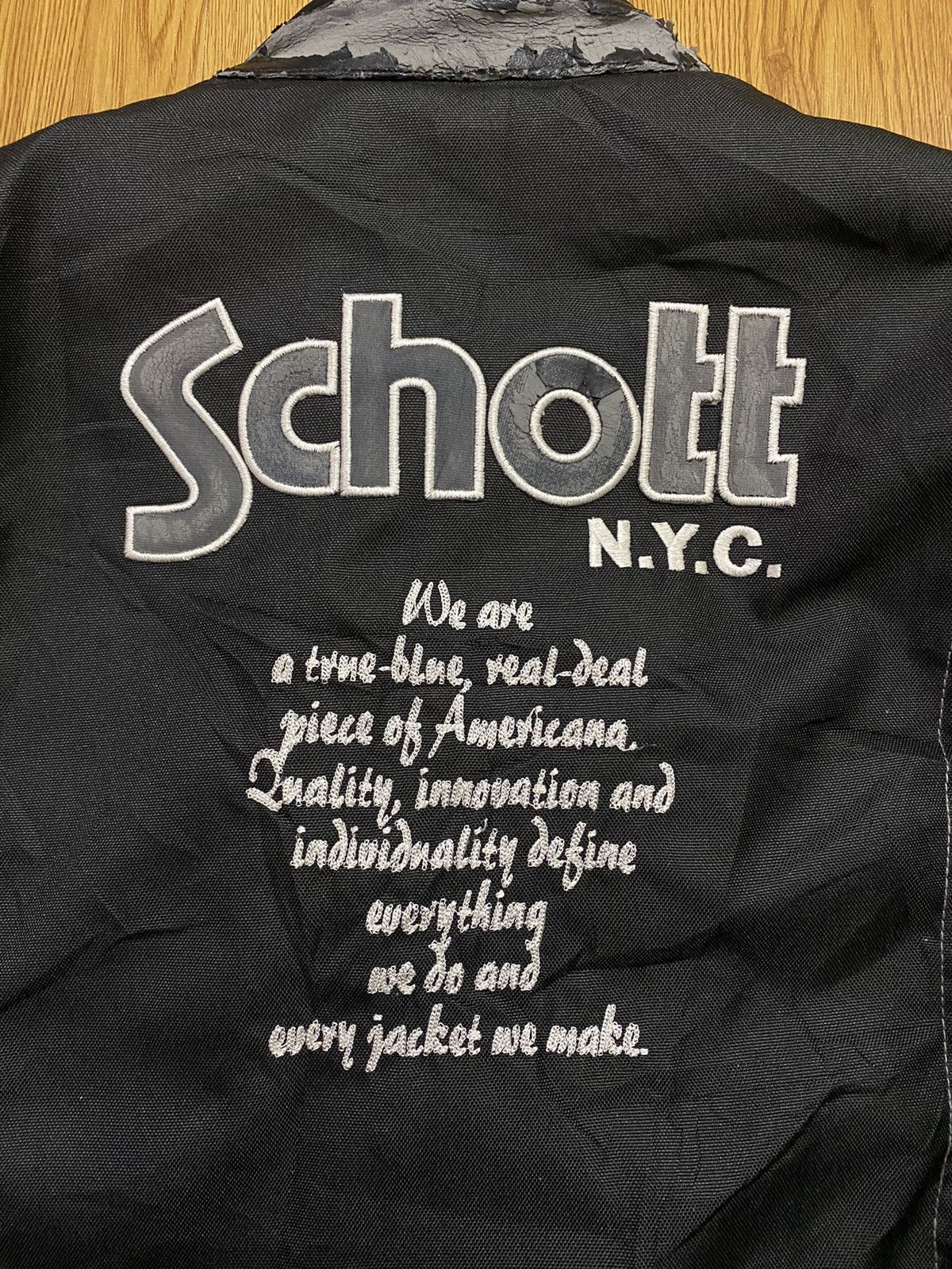 Other Vintage Schott Paded Biker Jacket Size US S / EU 44-46 / 1 - 22 Thumbnail