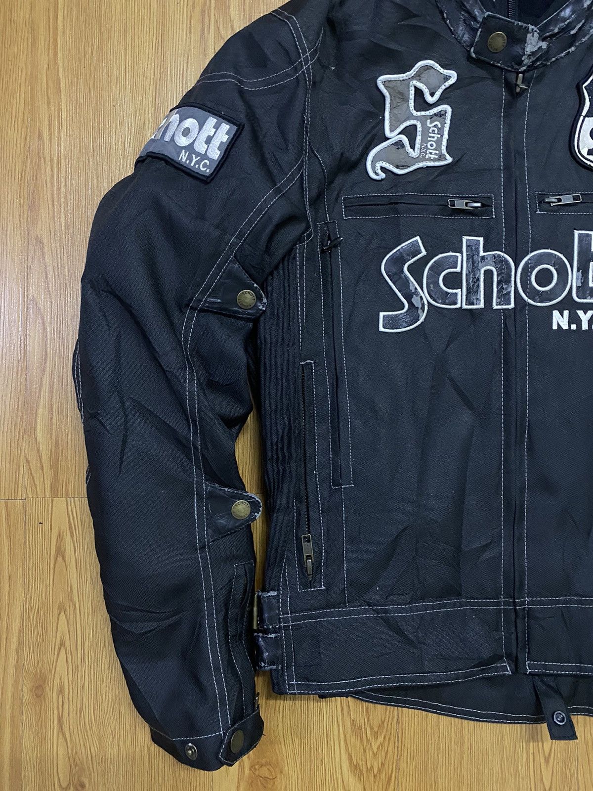 Other Vintage Schott Paded Biker Jacket Size US S / EU 44-46 / 1 - 6 Thumbnail