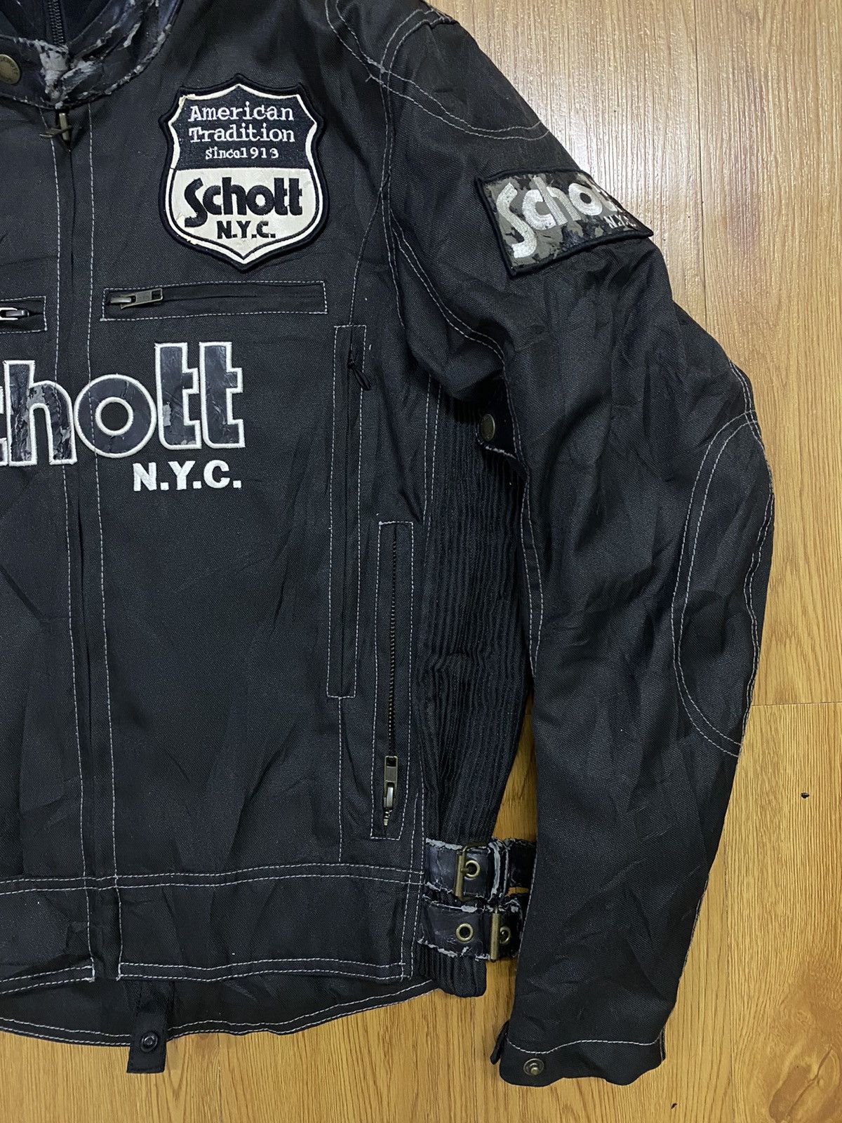 Other Vintage Schott Paded Biker Jacket Size US S / EU 44-46 / 1 - 5 Thumbnail