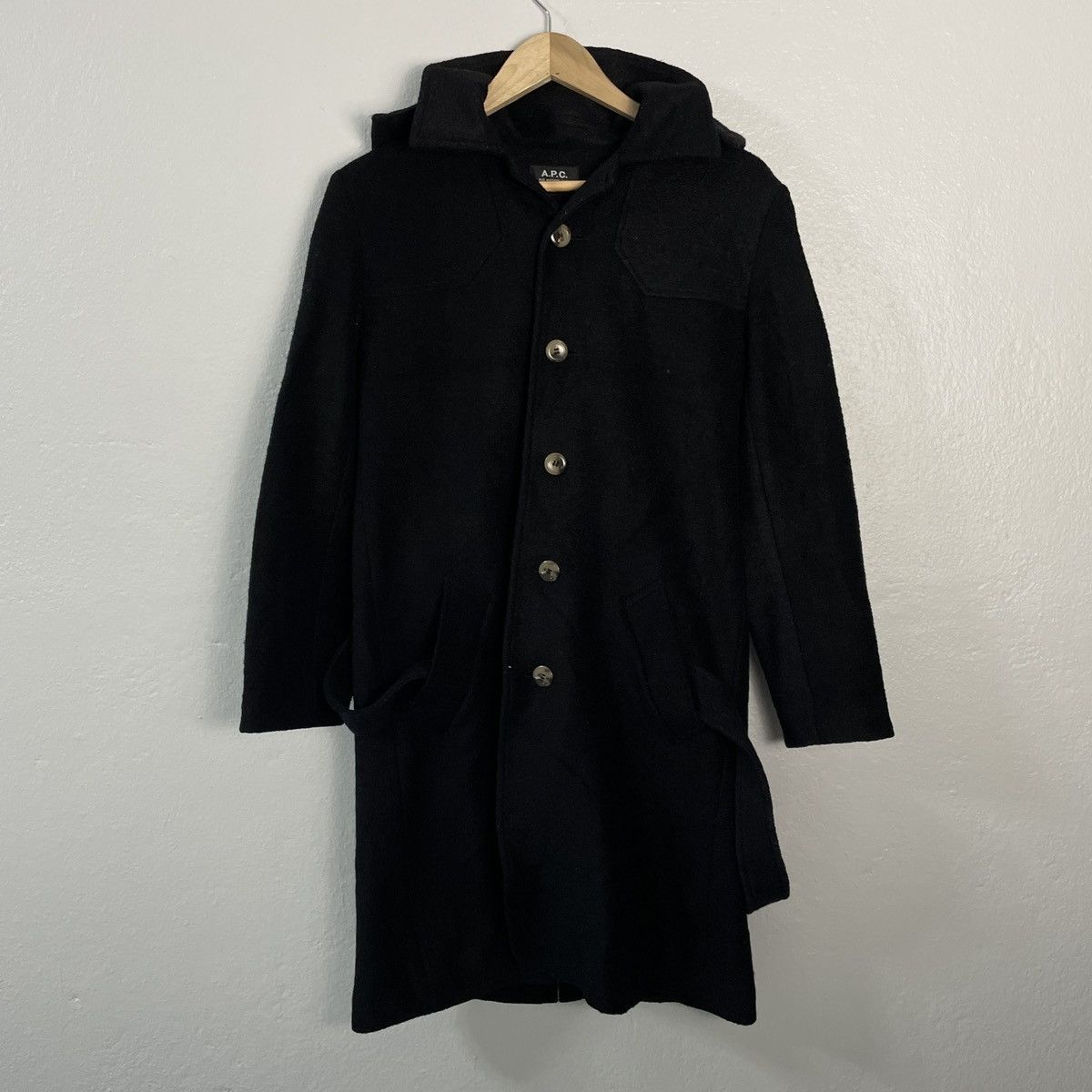 A.P.C. Vintage A.P.C Hoodies Trench Coat Jacket Size US S / EU 44-46 / 1 - 1 Thumbnail