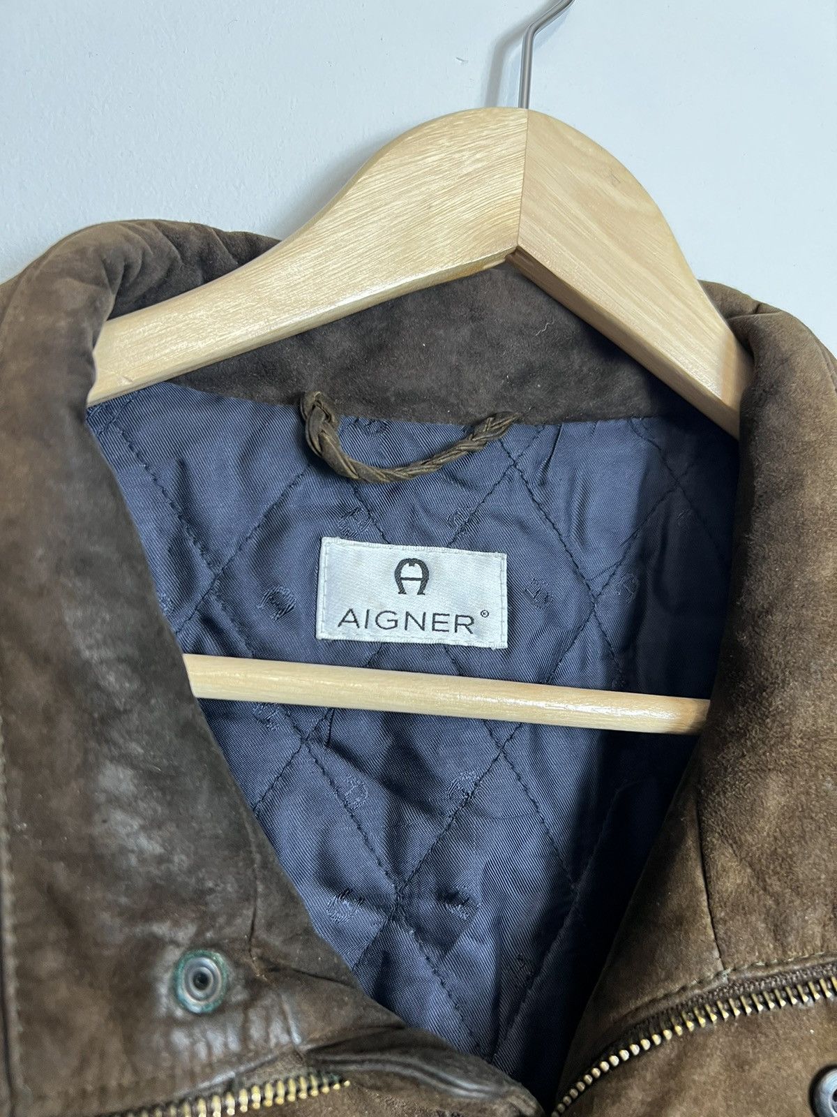 Aigner Rare Vintage Aigner Genuine Real Leather Suede Jacket 90s Size US M / EU 48-50 / 2 - 7 Thumbnail