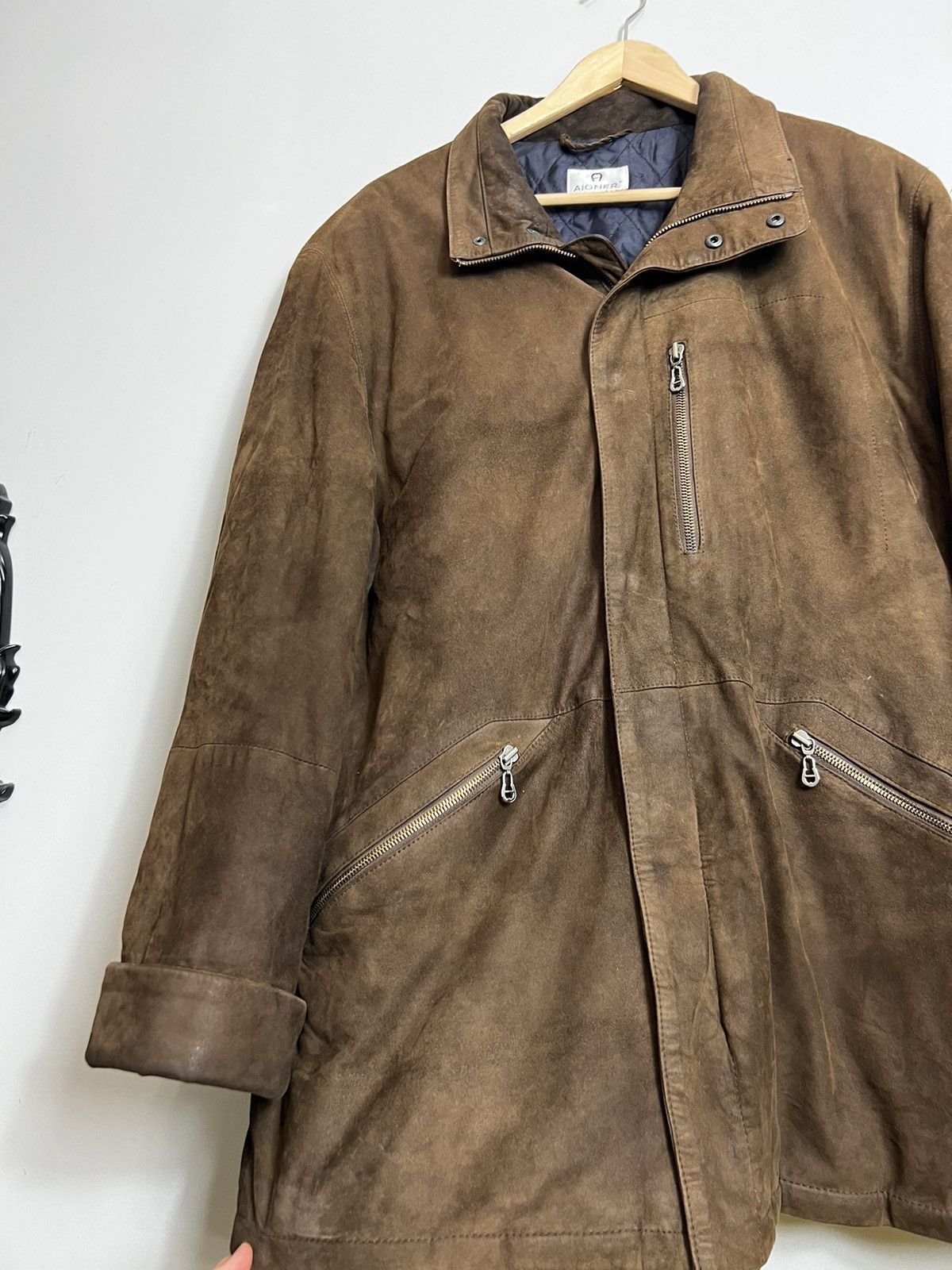 Aigner Rare Vintage Aigner Genuine Real Leather Suede Jacket 90s Size US M / EU 48-50 / 2 - 4 Thumbnail