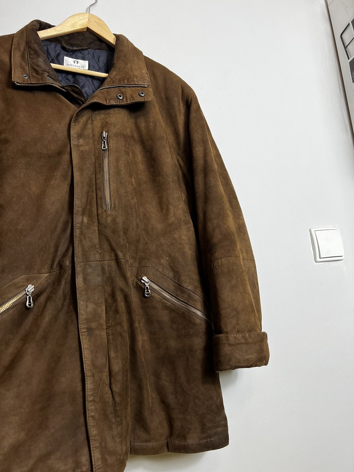 Aigner Rare Vintage Aigner Genuine Real Leather Suede Jacket 90s Size US M / EU 48-50 / 2 - 3 Thumbnail