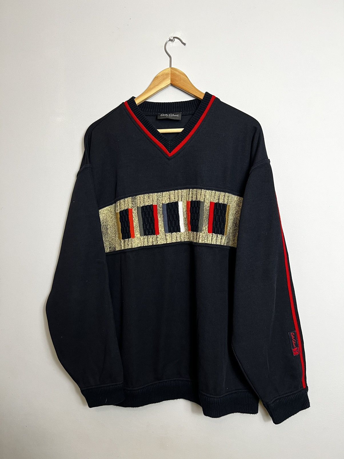 Carlo Colucci Carlo Colucci Vintage Y2k Sweater Knit Rare Streetwear Boxy Size US L / EU 52-54 / 3 - 1 Thumbnail