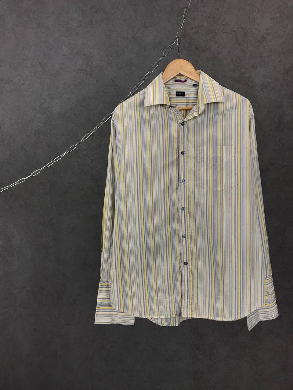 Paul Smith Paul Smith designer multicolor stripped shirt Size US L / EU 52-54 / 3 - 1 Thumbnail