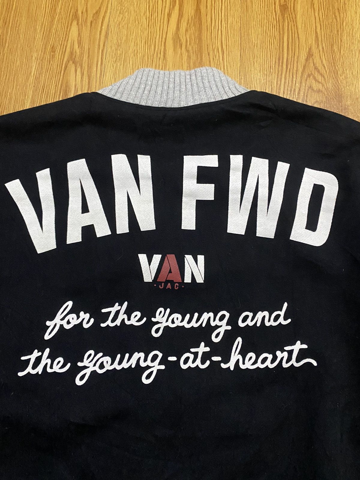 Van × Vintage Vintage Van JAC Patch Logo Varsity Jacket Size US S / EU 44-46 / 1 - 9 Thumbnail