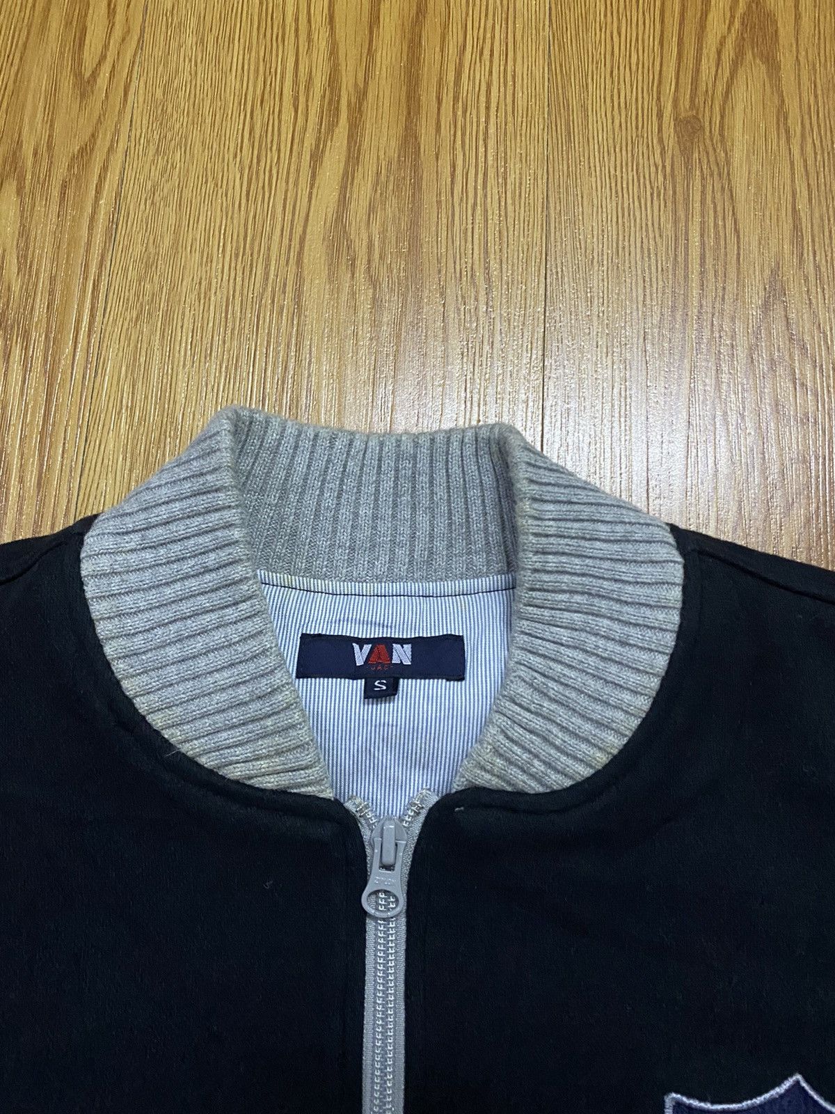 Van × Vintage Vintage Van JAC Patch Logo Varsity Jacket Size US S / EU 44-46 / 1 - 6 Thumbnail
