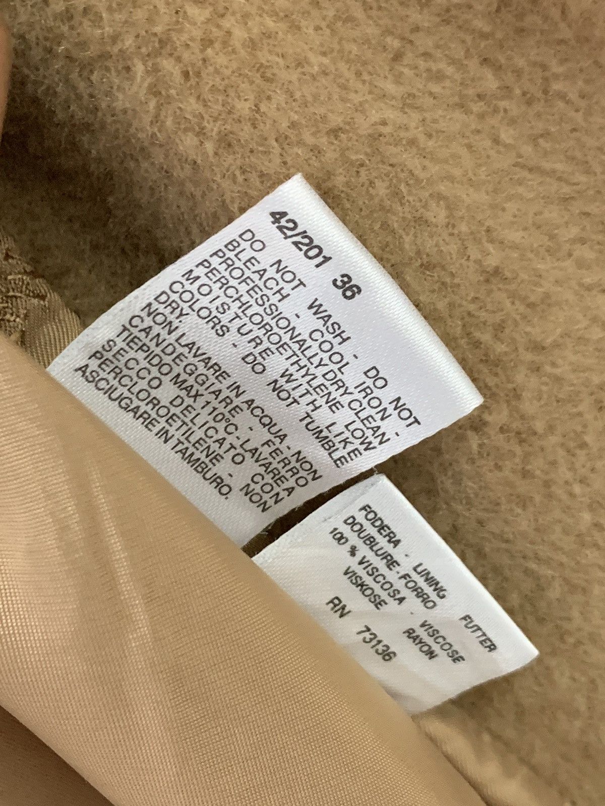 Max Mara Vintage Max Mara Made in Italy Wool Long Coat Size XS / US 0-2 / IT 36-38 - 18 Thumbnail