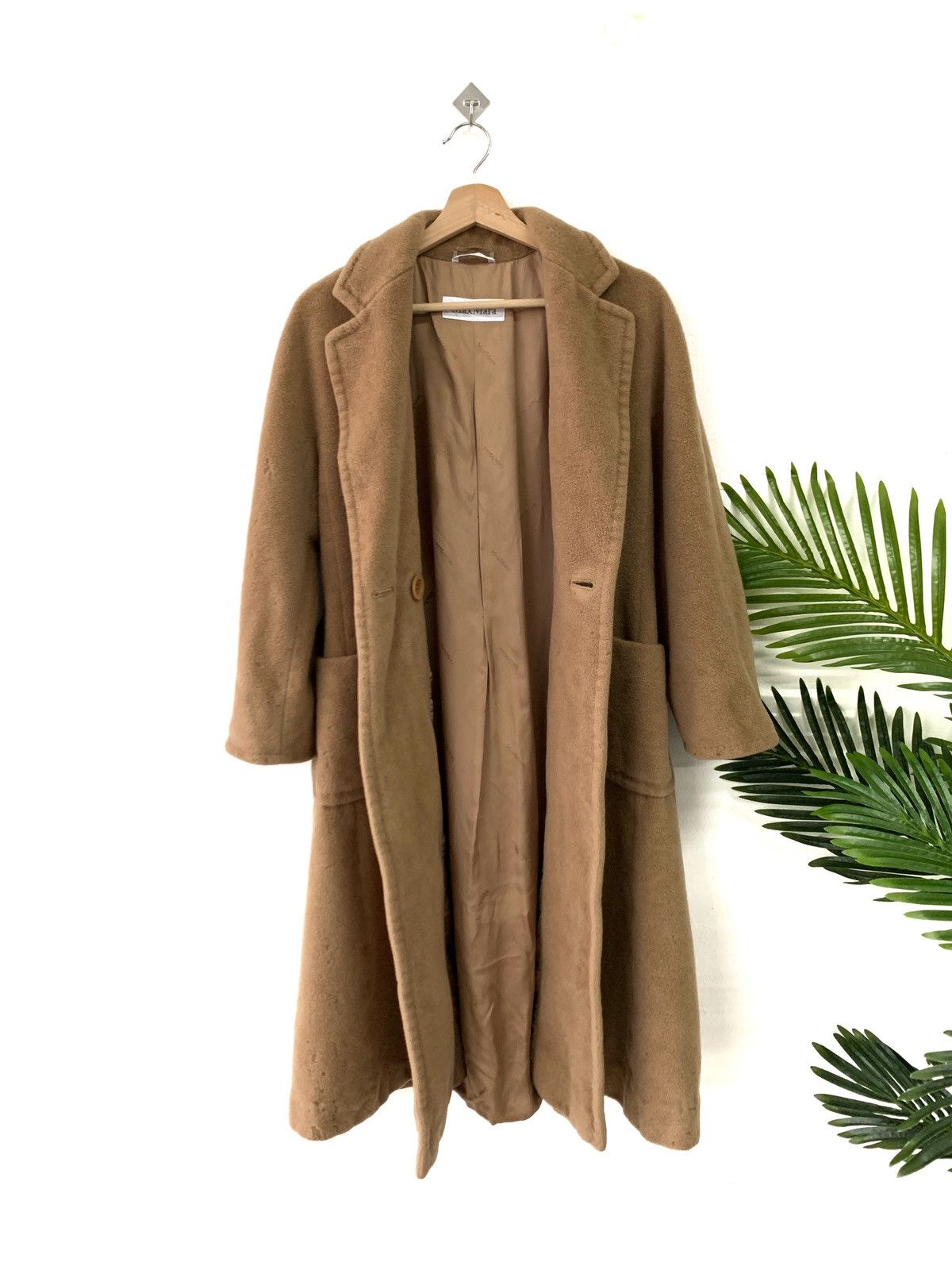 Max Mara Vintage Max Mara Made in Italy Wool Long Coat Size XS / US 0-2 / IT 36-38 - 3 Thumbnail