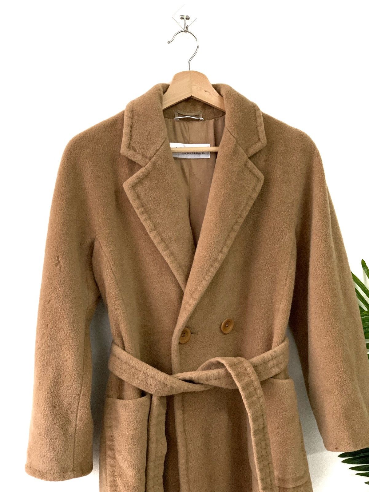 Max Mara Vintage Max Mara Made in Italy Wool Long Coat Size XS / US 0-2 / IT 36-38 - 6 Thumbnail