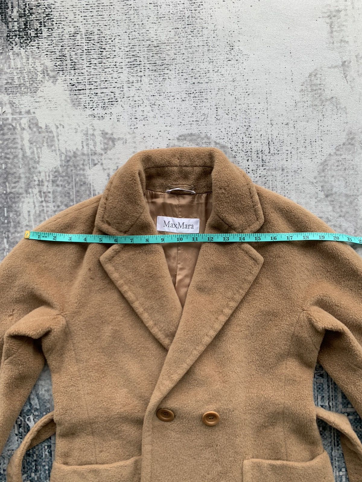 Max Mara Vintage Max Mara Made in Italy Wool Long Coat Size XS / US 0-2 / IT 36-38 - 23 Thumbnail