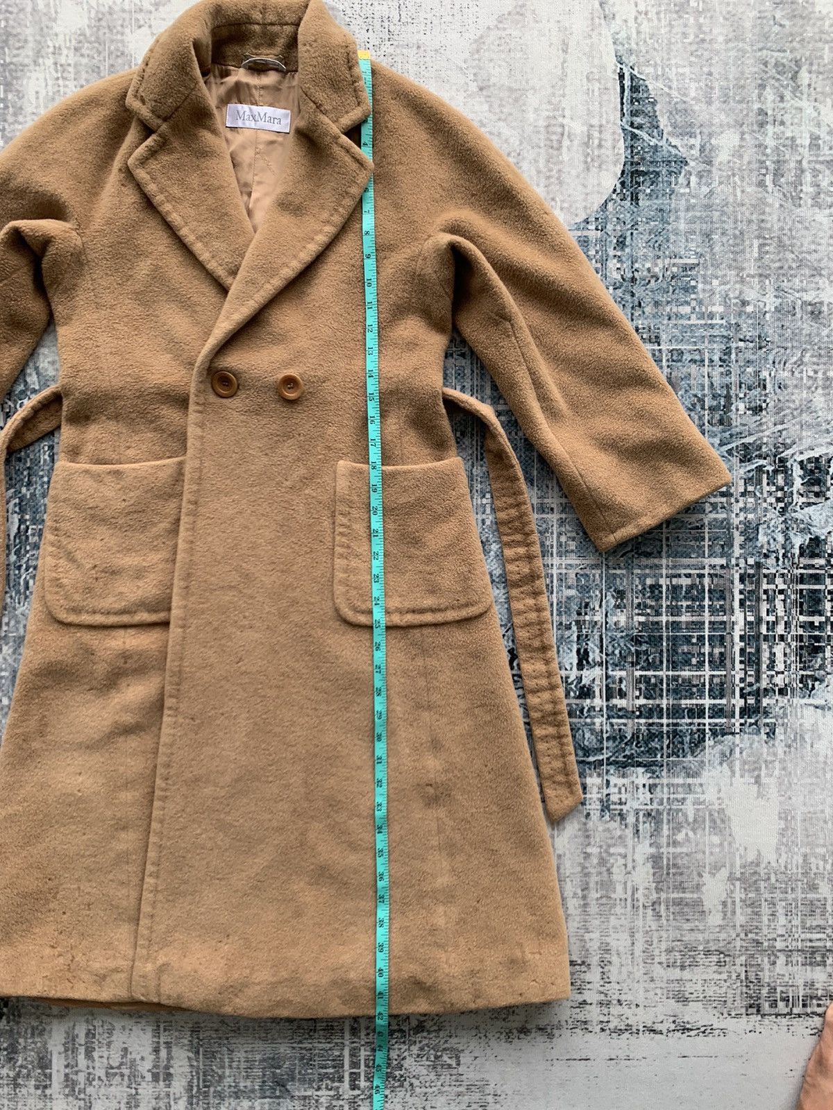 Max Mara Vintage Max Mara Made in Italy Wool Long Coat Size XS / US 0-2 / IT 36-38 - 21 Thumbnail