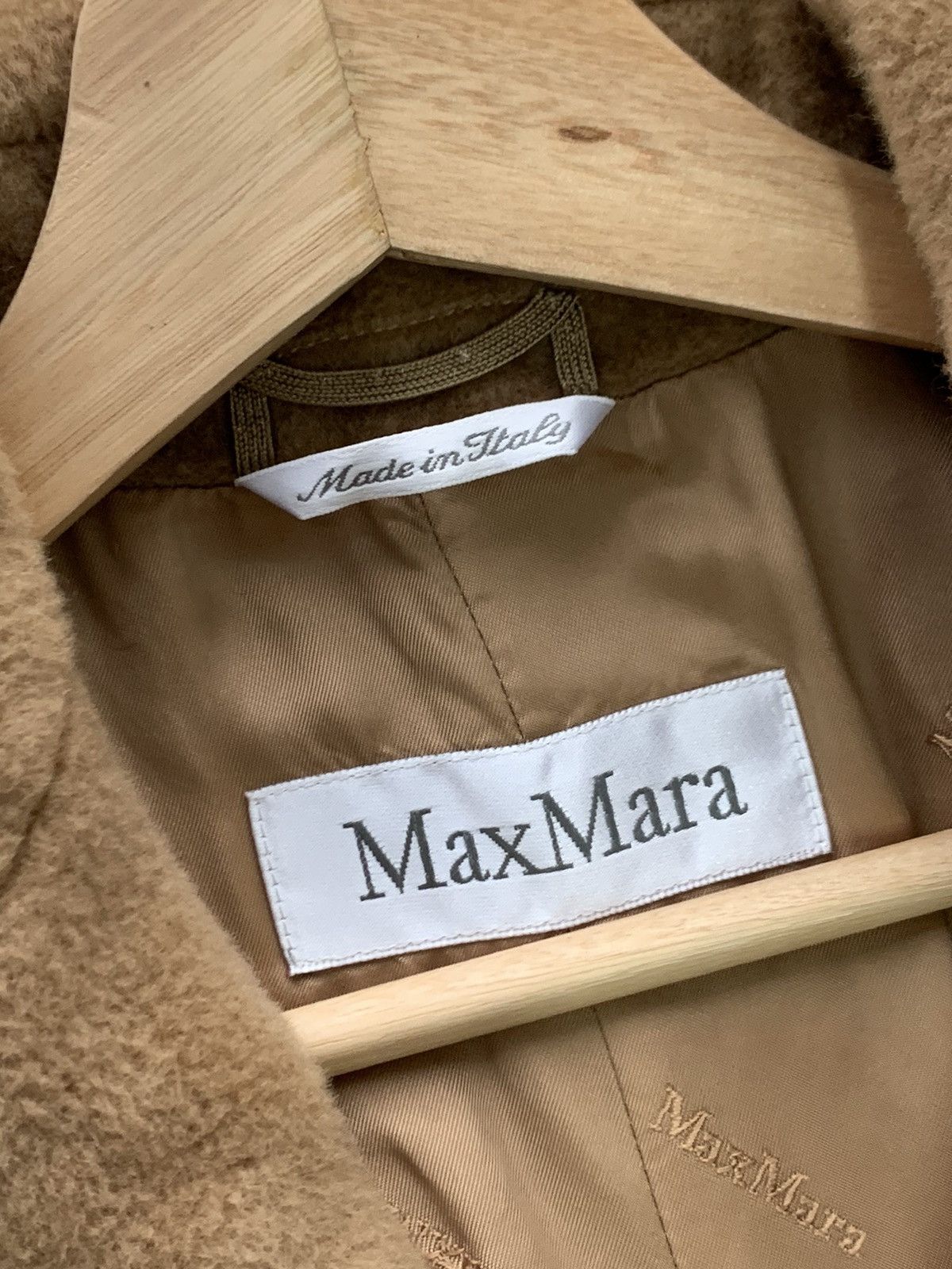 Max Mara Vintage Max Mara Made in Italy Wool Long Coat Size XS / US 0-2 / IT 36-38 - 15 Thumbnail