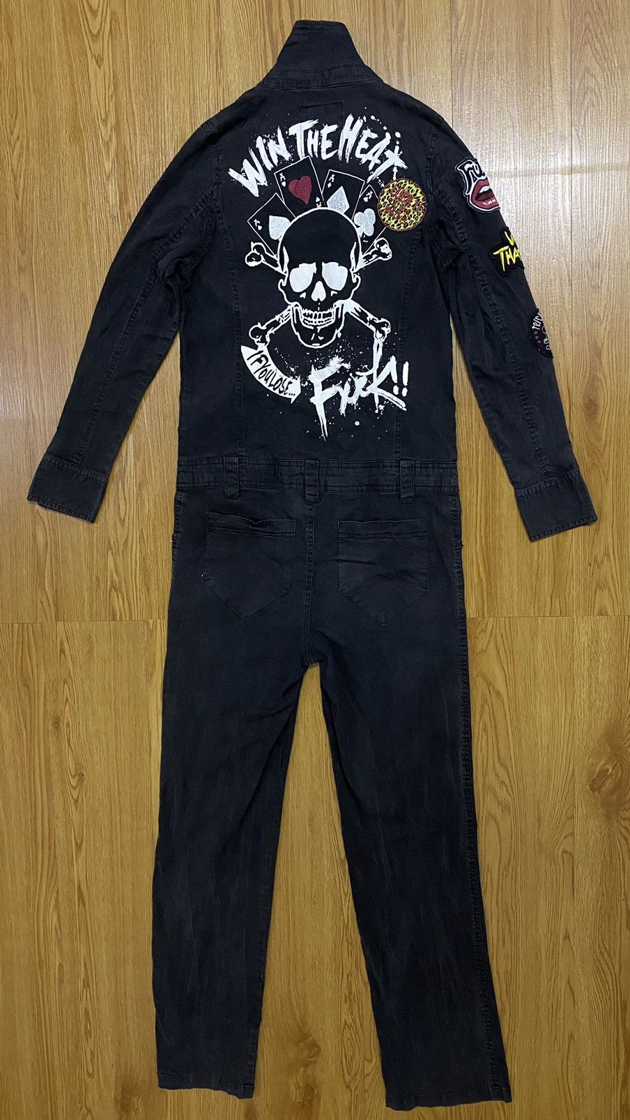 Japanese Brand × Seditionaries JSG Punk Style Win The Heat Skull Big Logo Overall Size US S / EU 44-46 / 1 - 2 Thumbnail