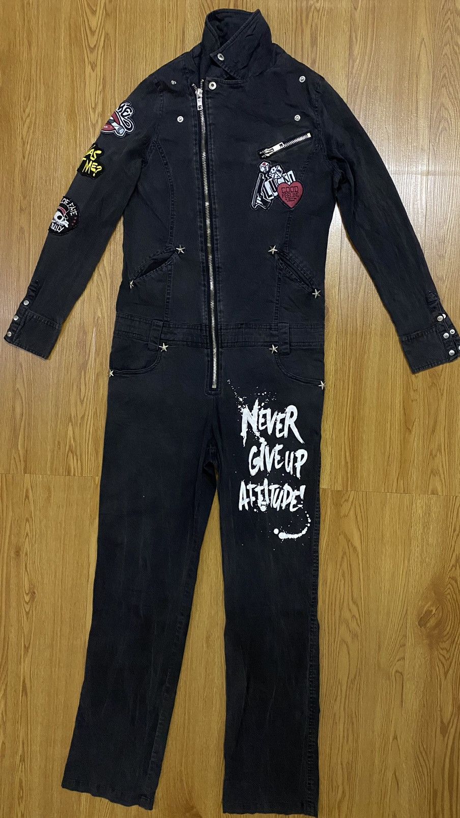 Japanese Brand × Seditionaries JSG Punk Style Win The Heat Skull Big Logo Overall Size US S / EU 44-46 / 1 - 1 Thumbnail
