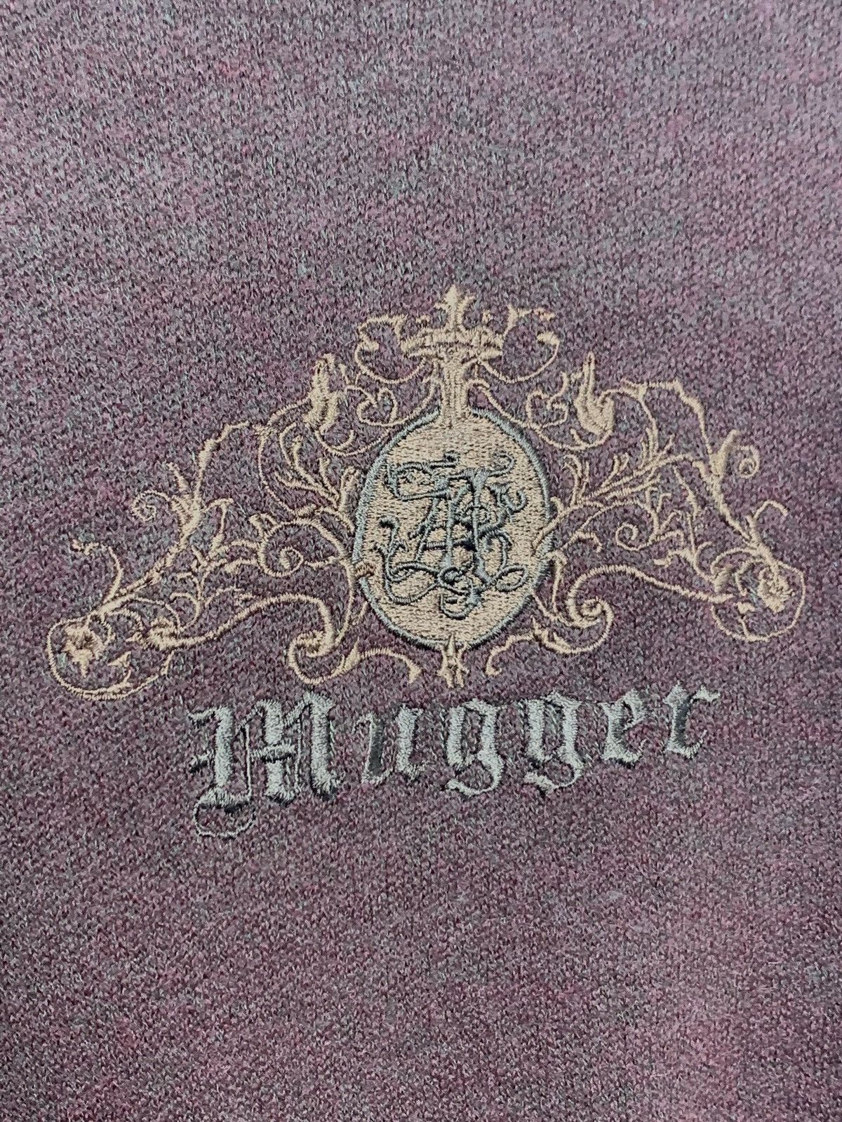 Designer Vintage Mugger Embroidered Logo Brown Crewneck Travis Scott Size US M / EU 48-50 / 2 - 3 Thumbnail