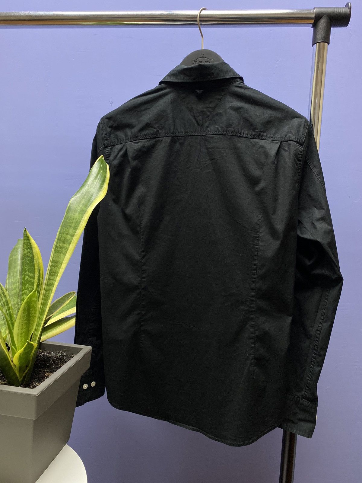 Tommy Hilfiger Tommy Jeans Black Long Sleeve Shirt Size US L / EU 52-54 / 3 - 14 Thumbnail