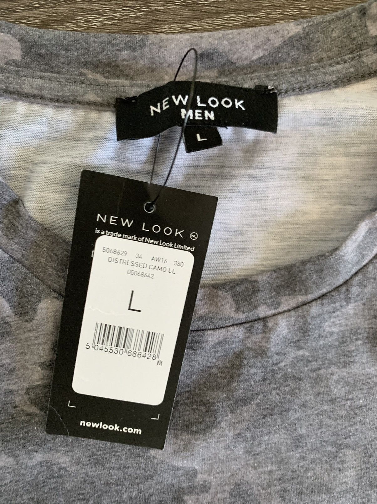 New Look × Vintage NEW LOOK faded vintage camo tall longline tshirt L Size US L / EU 52-54 / 3 - 3 Thumbnail