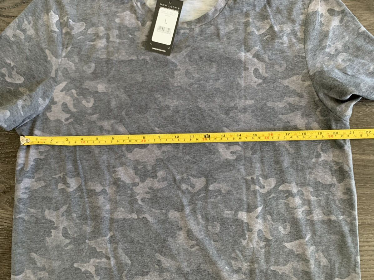New Look × Vintage NEW LOOK faded vintage camo tall longline tshirt L Size US L / EU 52-54 / 3 - 5 Thumbnail