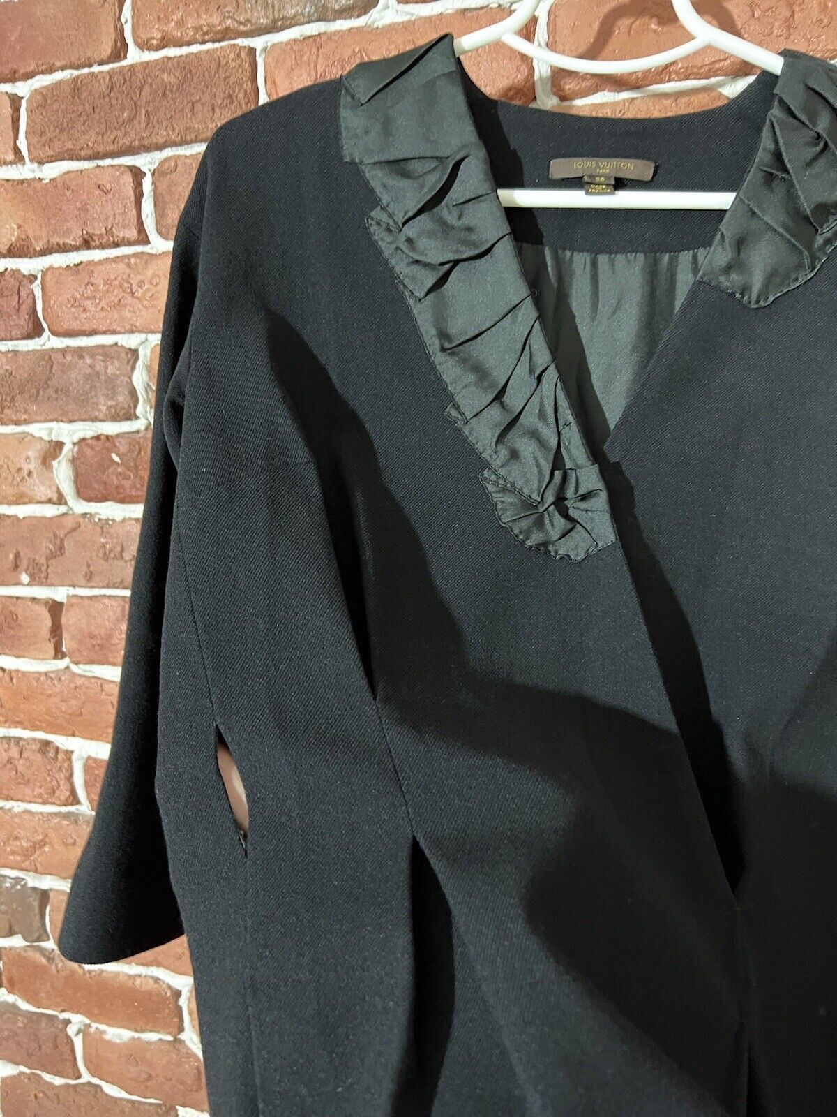 Louis Vuitton Louis Vuitton Dress Black Size 36 ☝️ Defects Size S / US 4 / IT 40 - 8 Thumbnail