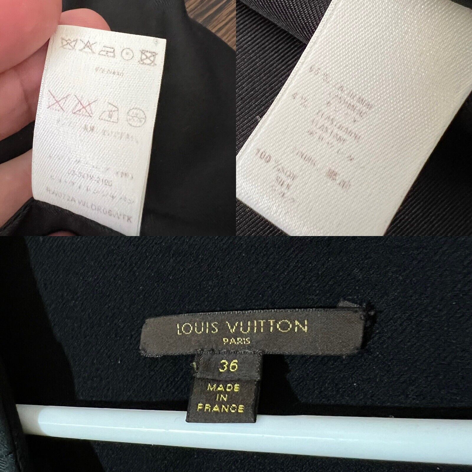 Louis Vuitton Louis Vuitton Dress Black Size 36 ☝️ Defects Size S / US 4 / IT 40 - 11 Thumbnail
