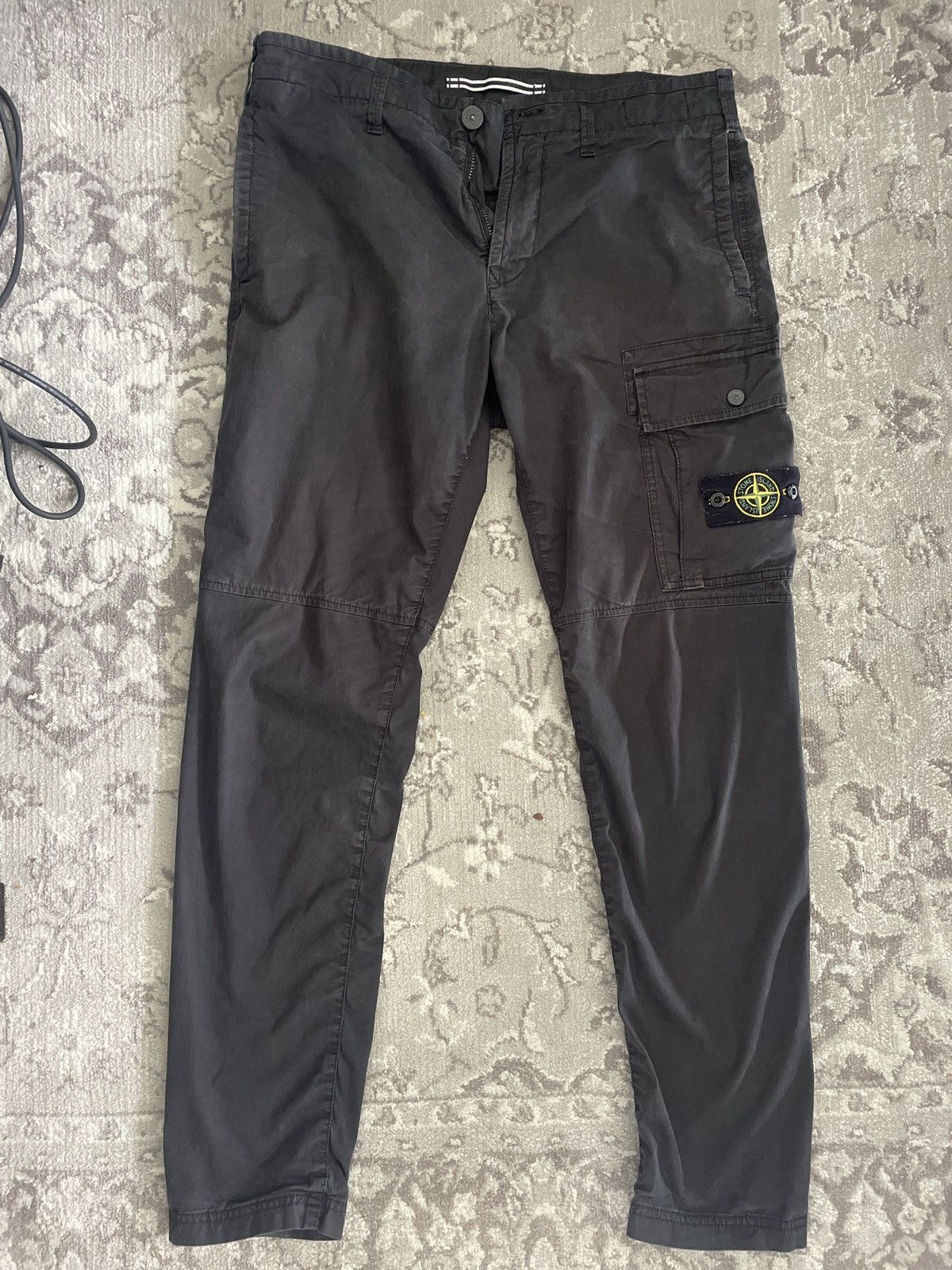 Stone Island Stone Island Cargo Pants (Black) | Grailed