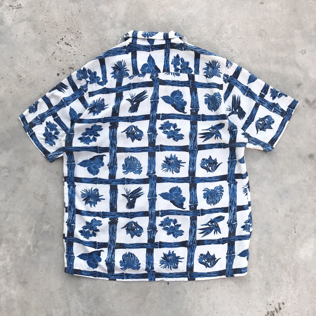 Takeo Kikuchi 2000's Takeo Kikuchi Hawaii Flowers Surf Collar Shirt Size US M / EU 48-50 / 2 - 2 Thumbnail