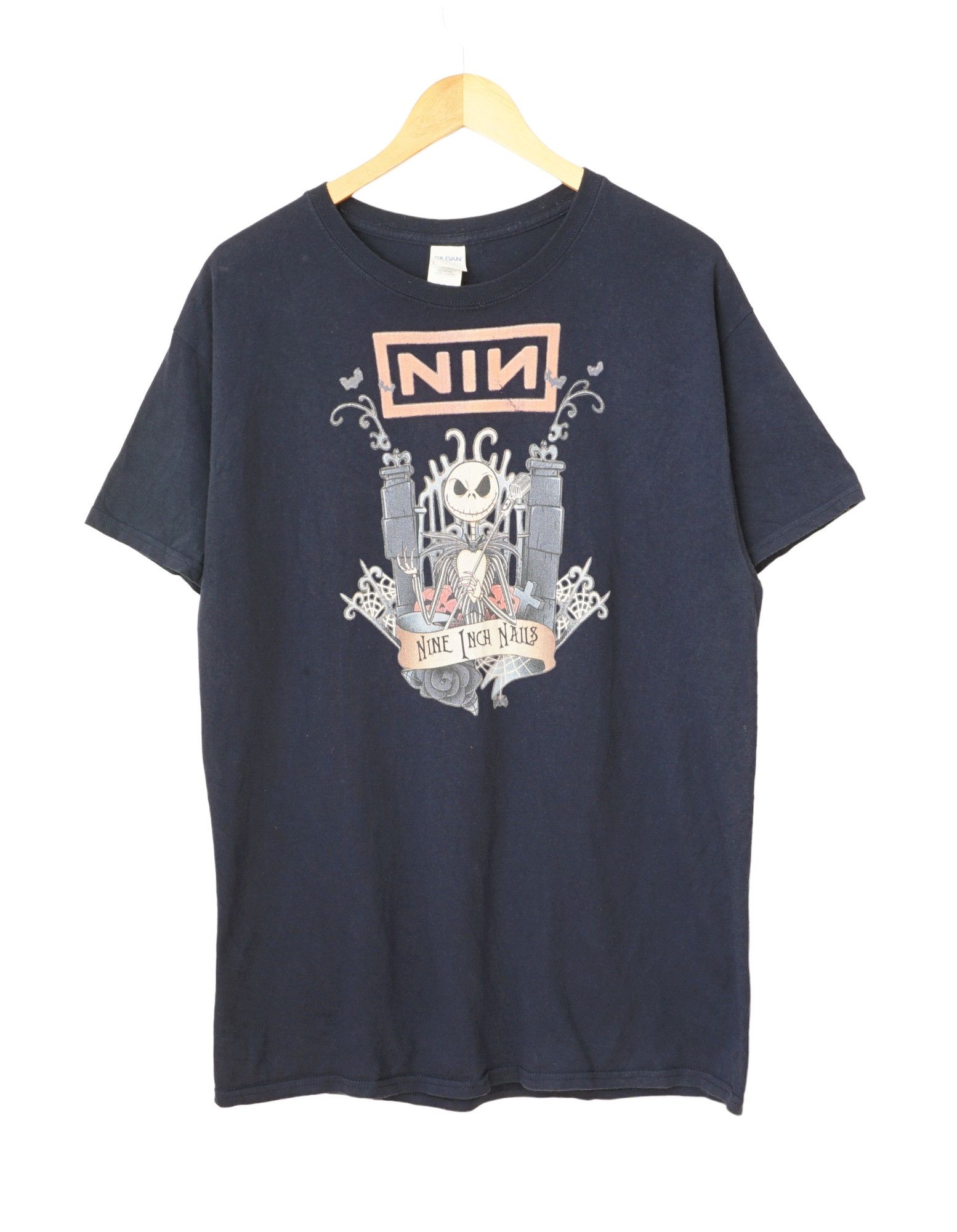 Band Tees Nine Inch Nails Halloween Skellington Tshirt Size US L / EU 52-54 / 3 - 1 Thumbnail