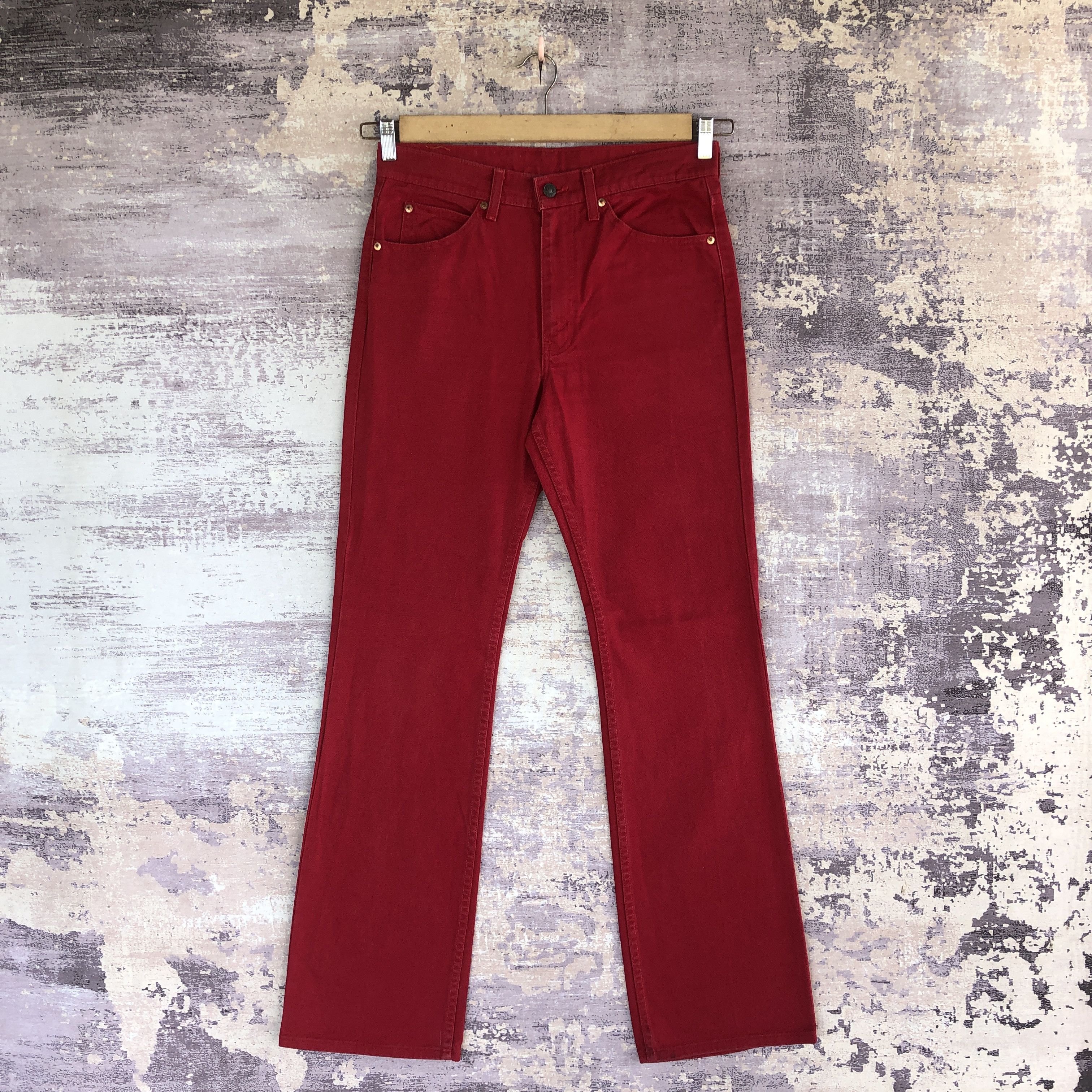 Vintage Vintage Levi's Wide Leg Jeans Red Levis 517 Boot Cut Denim ...