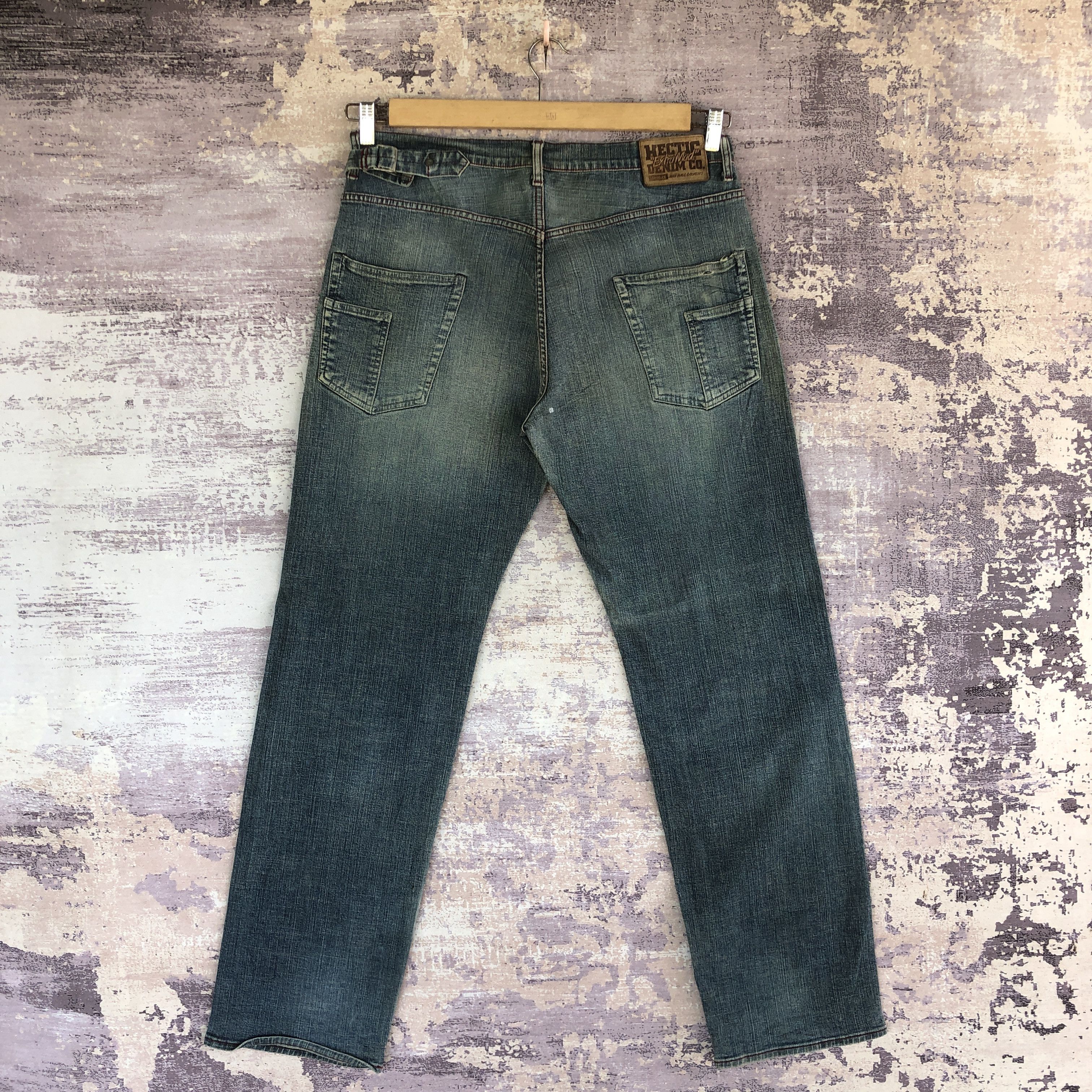 Japanese Brand × Vintage Distressed Hectic Jeans Japanese Denim Garments Pants Size US 34 / EU 50 - 2 Thumbnail