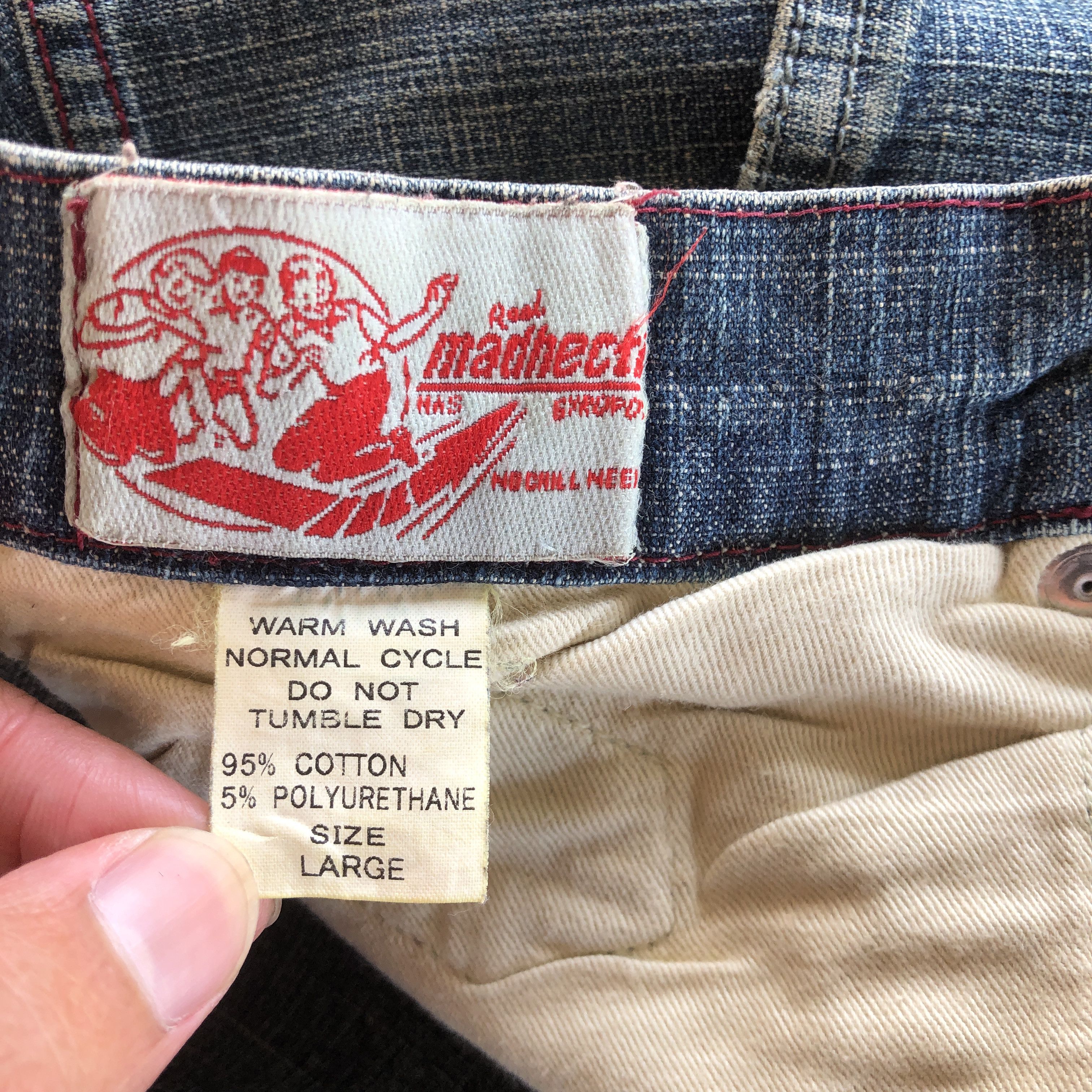 Japanese Brand × Vintage Distressed Hectic Jeans Japanese Denim Garments Pants Size US 34 / EU 50 - 9 Thumbnail